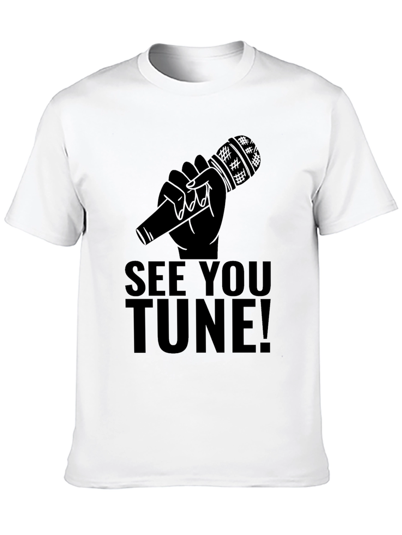 See You Tune! Black Graphic Tee