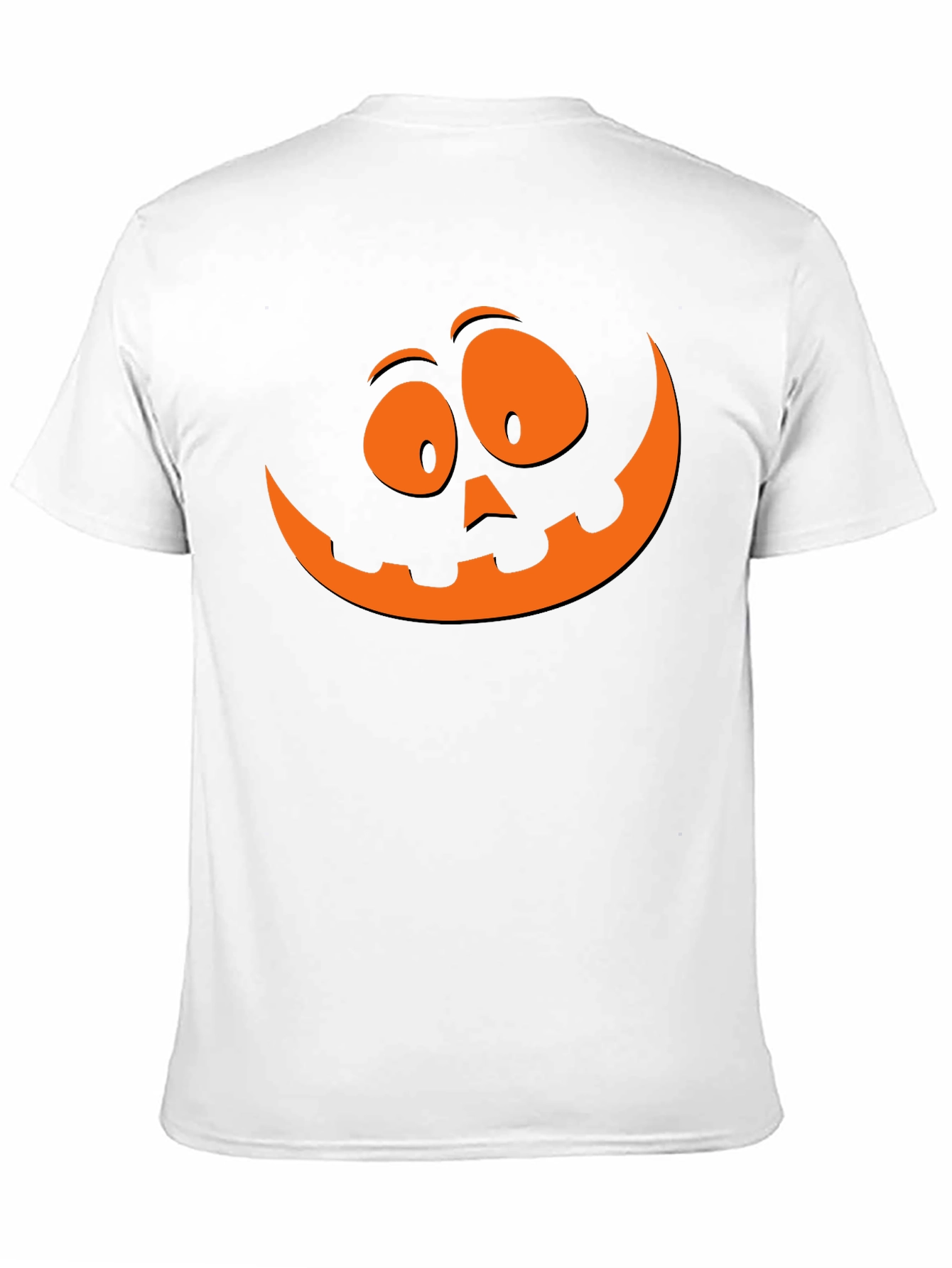 Halloween Pumpkin Face Graphic T-Shirt - Spooky Season Tee