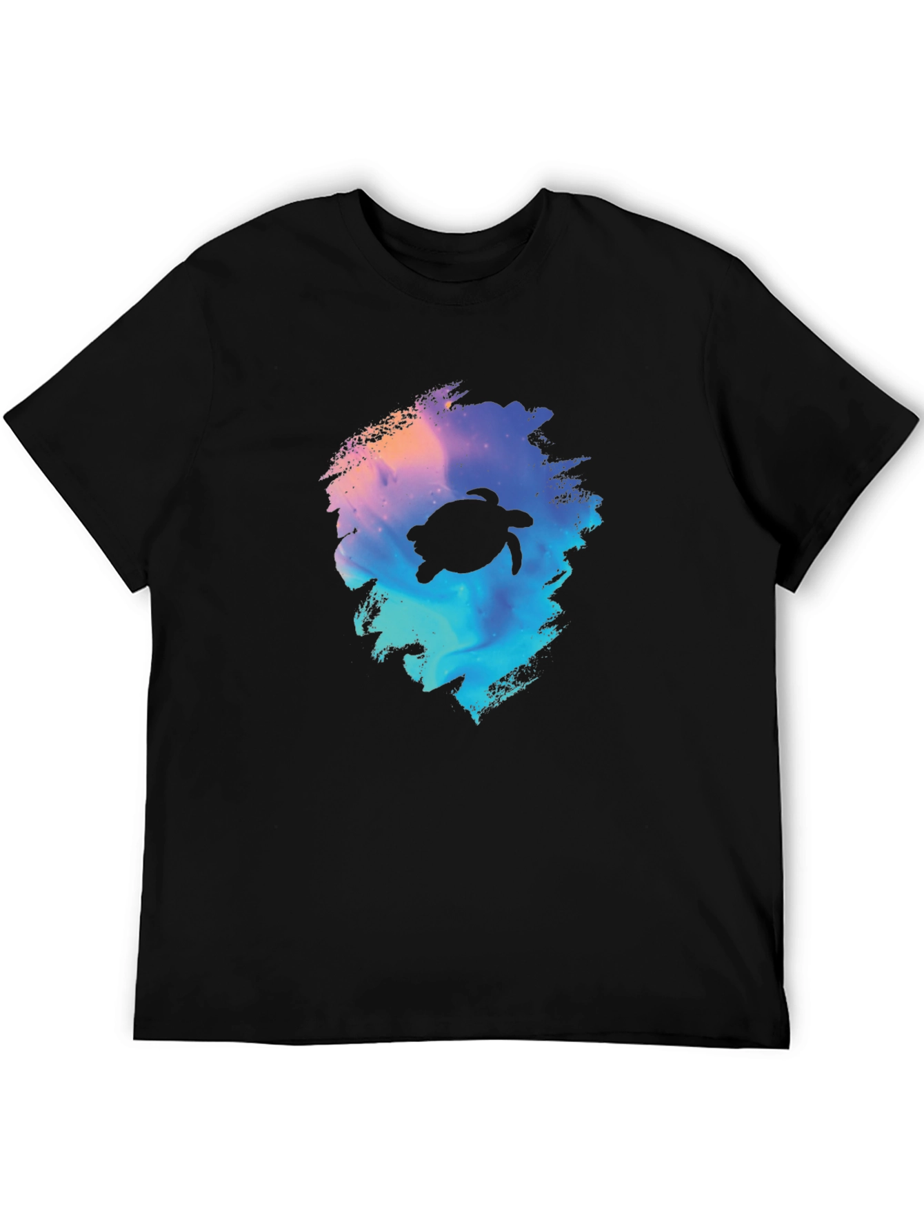 Turtle Galaxy Black T-Shirt