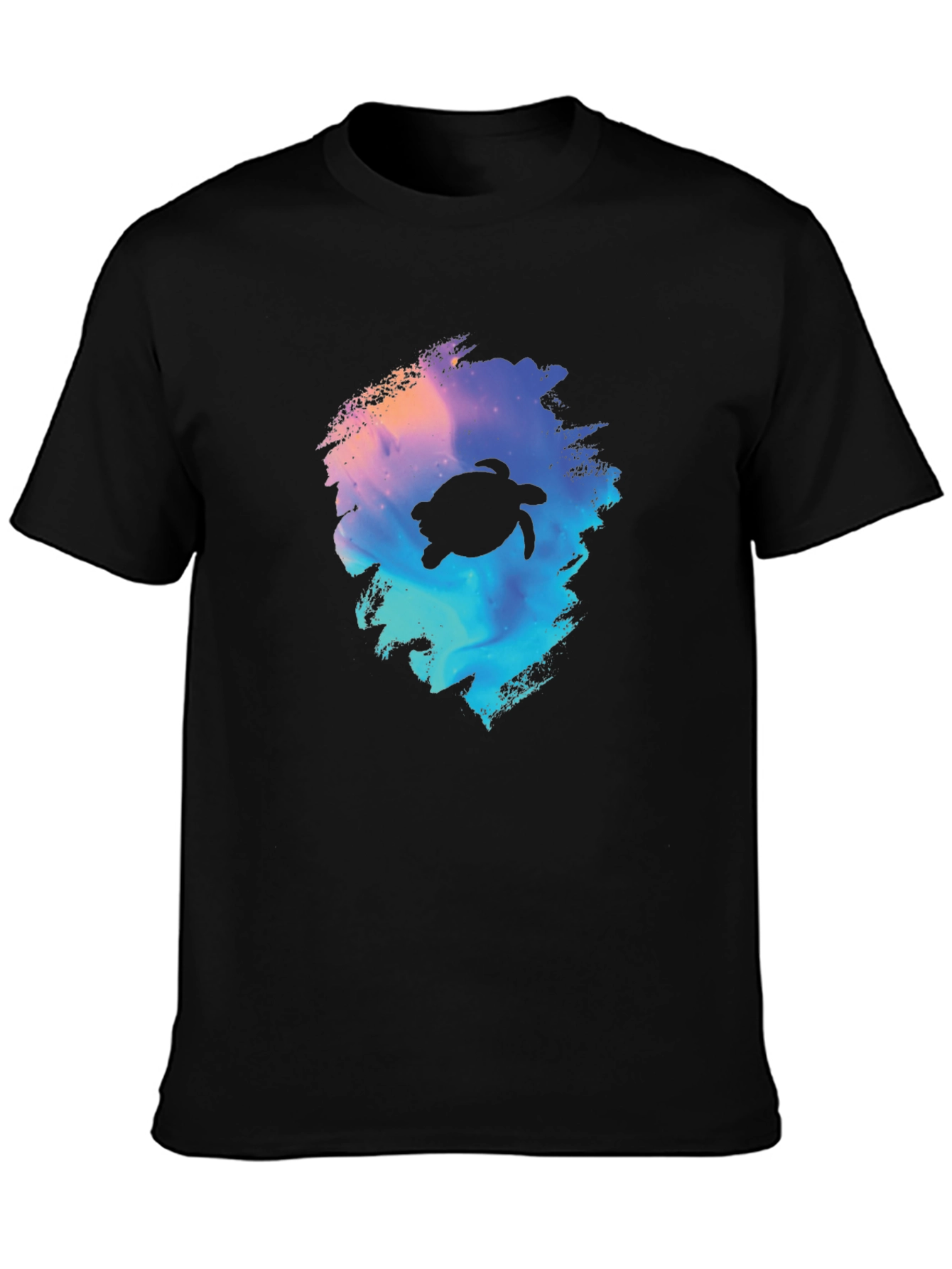 Turtle Galaxy Black T-Shirt