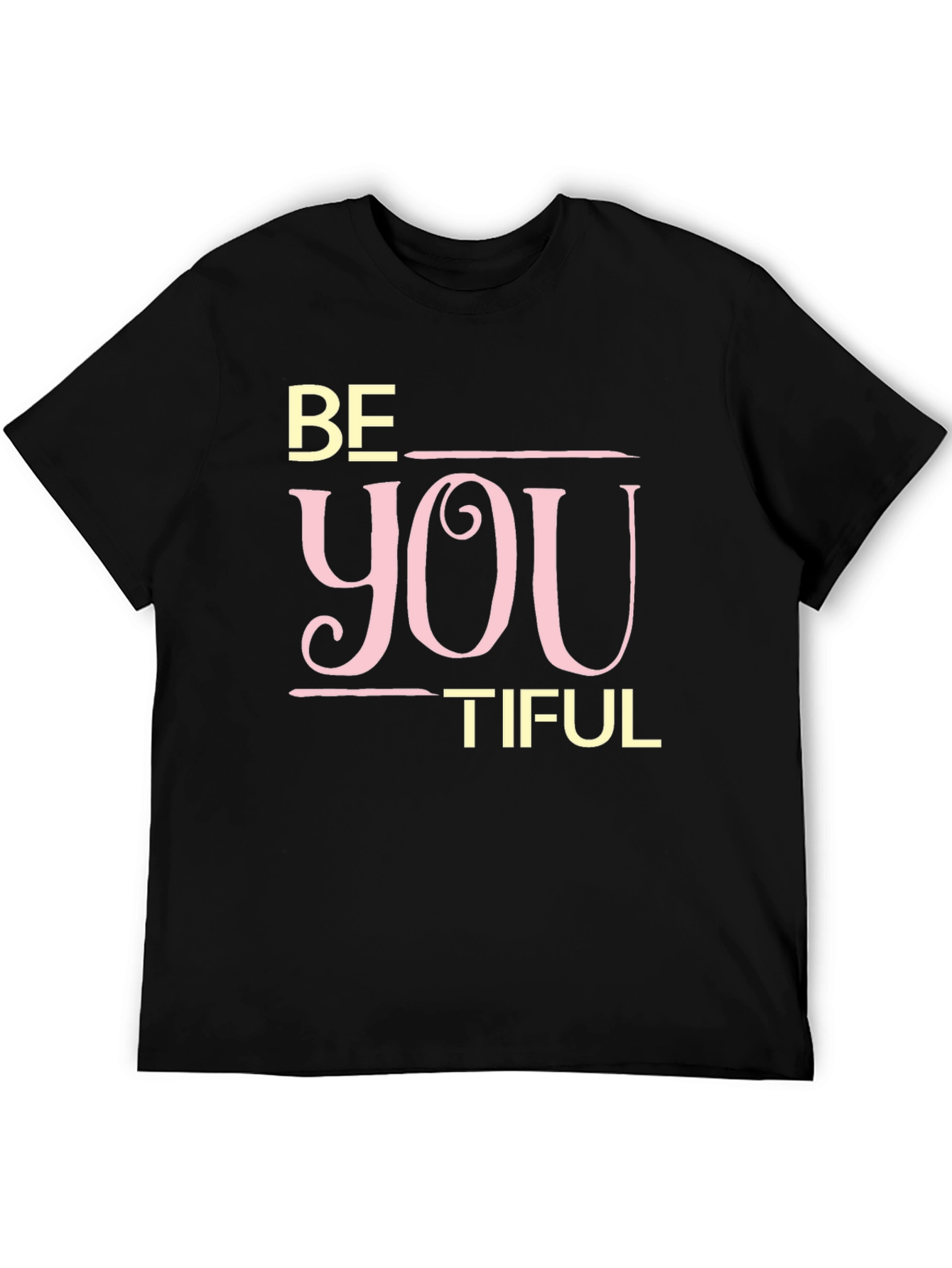 Be You Tiful Black Graphic Tee