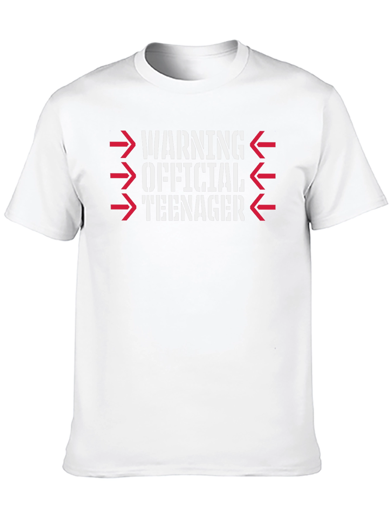 Official Teenager Warning Graphic T-Shirt