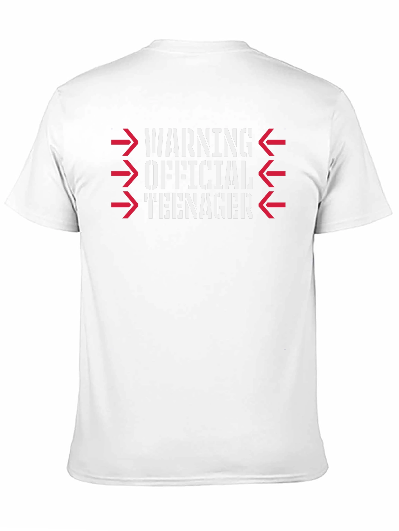 Official Teenager Warning Graphic T-Shirt
