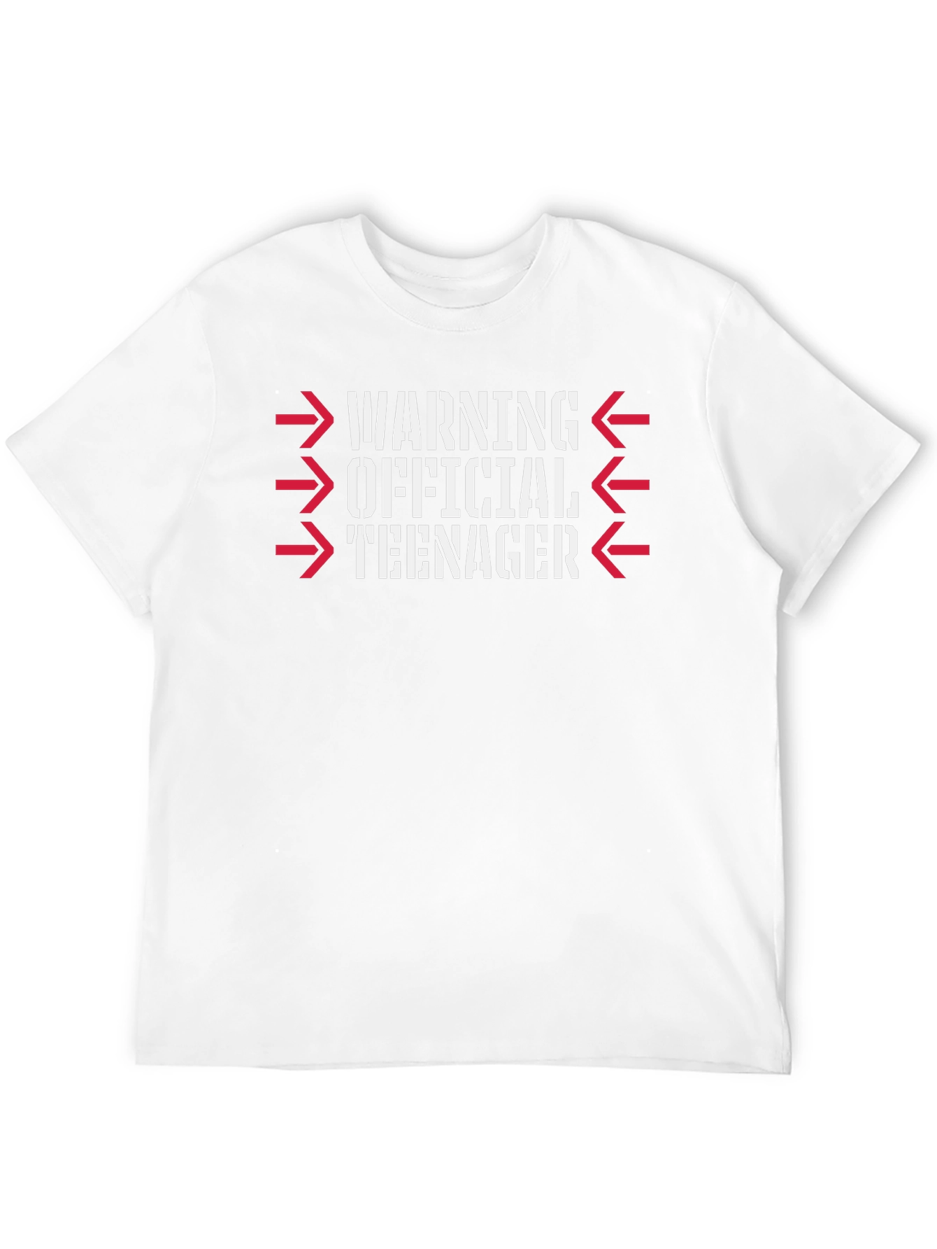 Official Teenager Warning Graphic T-Shirt
