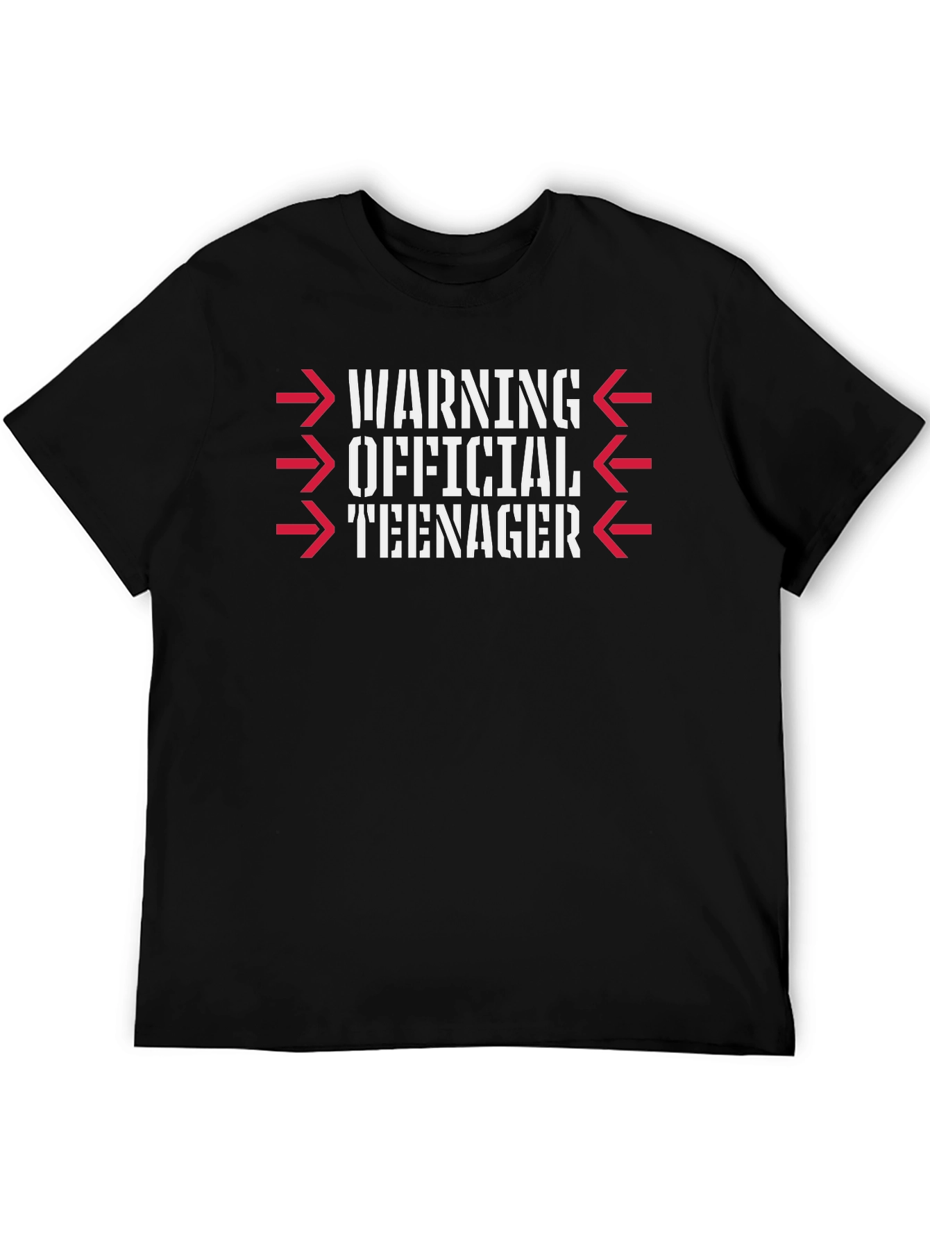 Official Teenager Warning Graphic T-Shirt