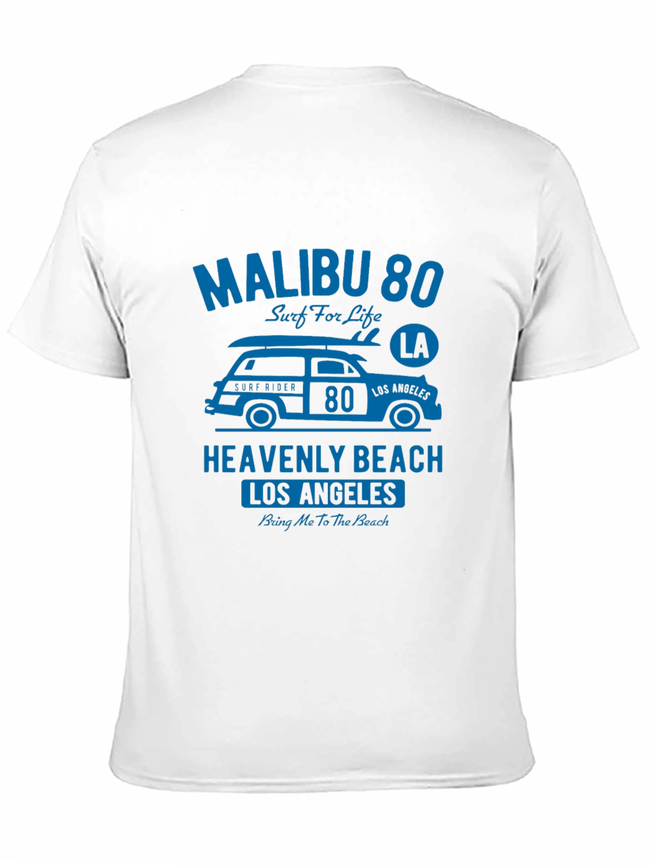 Malibu 80 Surf Graphic T-Shirt - Black