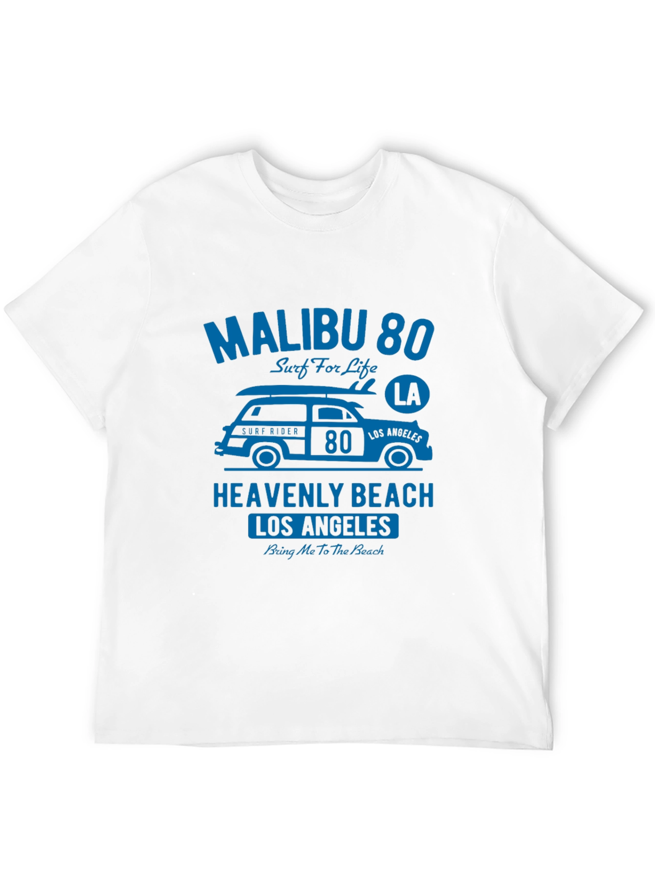 Malibu 80 Surf Graphic T-Shirt - Black