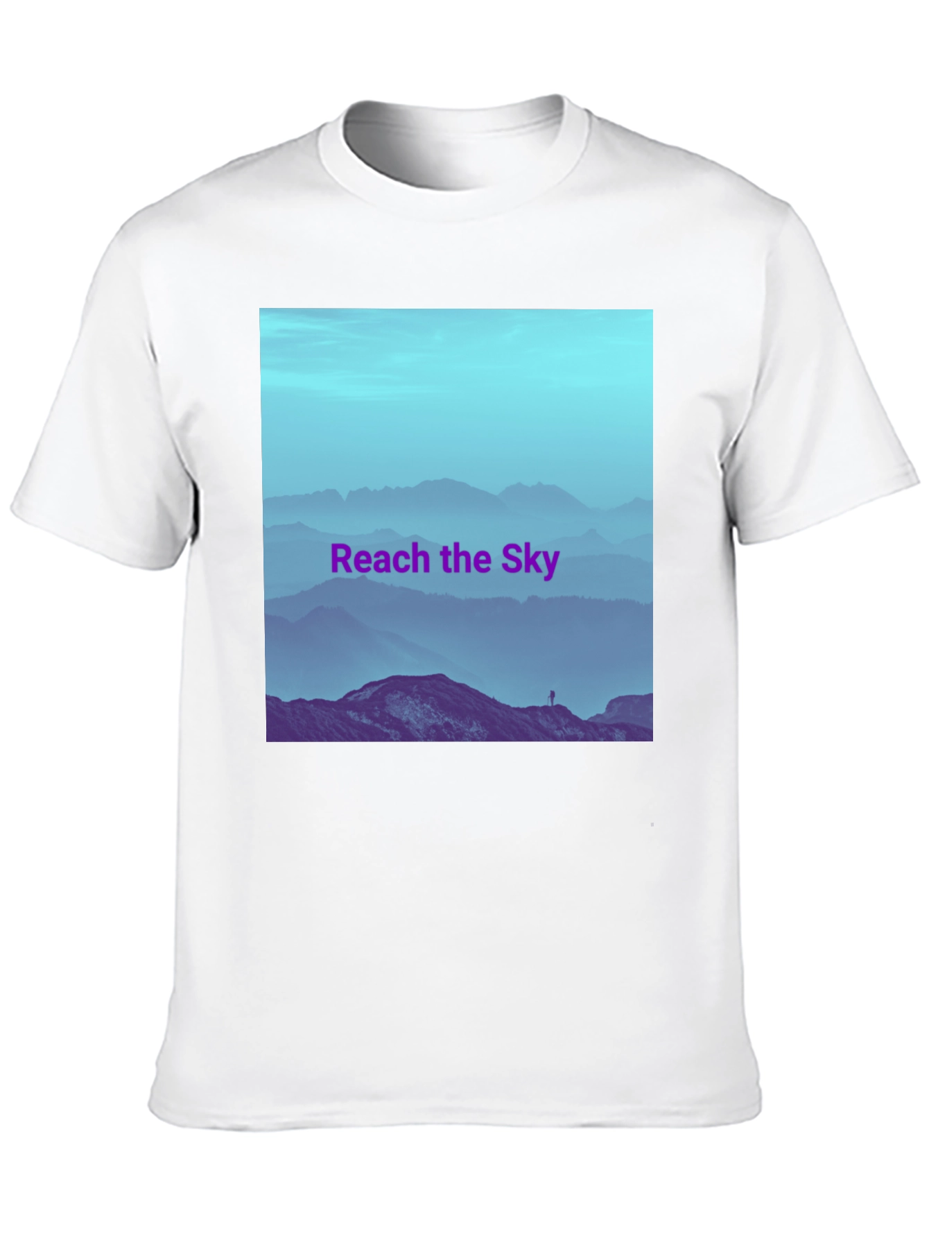 Reach the Sky Graphic T-Shirt - Mens Black Tee