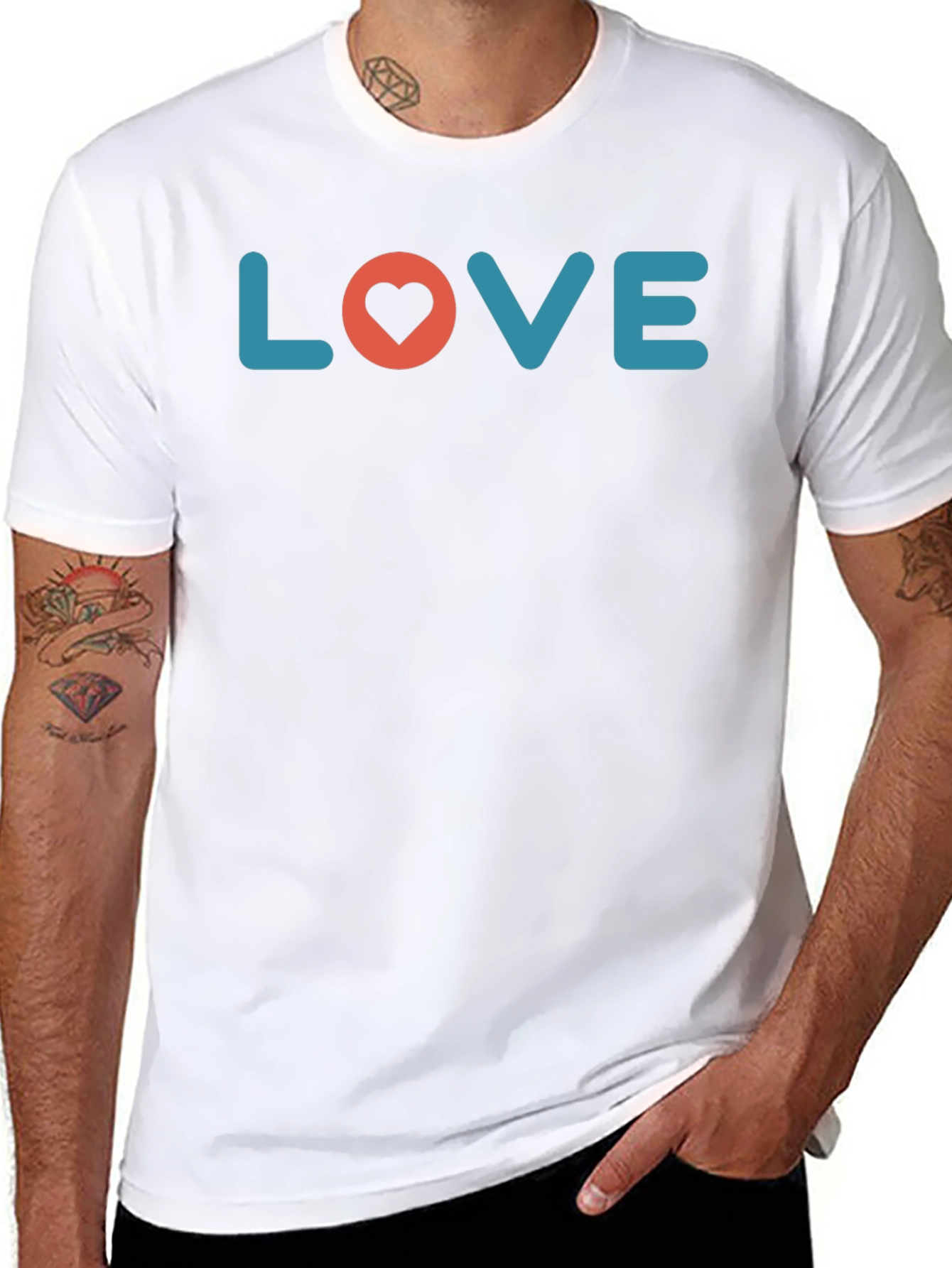 Love Graphic T-Shirt - Stylish Casual Tee