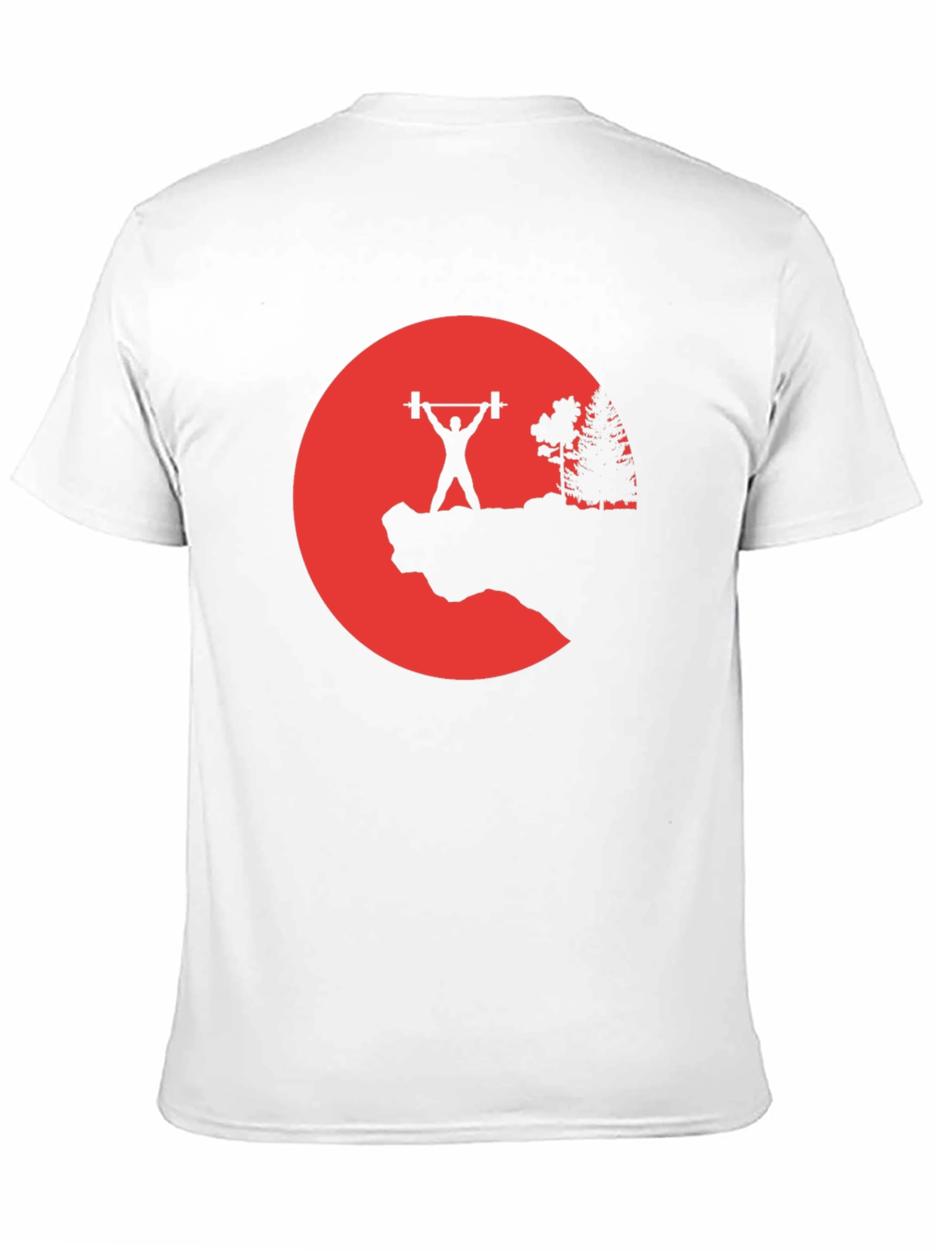 Weightlifting Silhouette Graphic T-Shirt