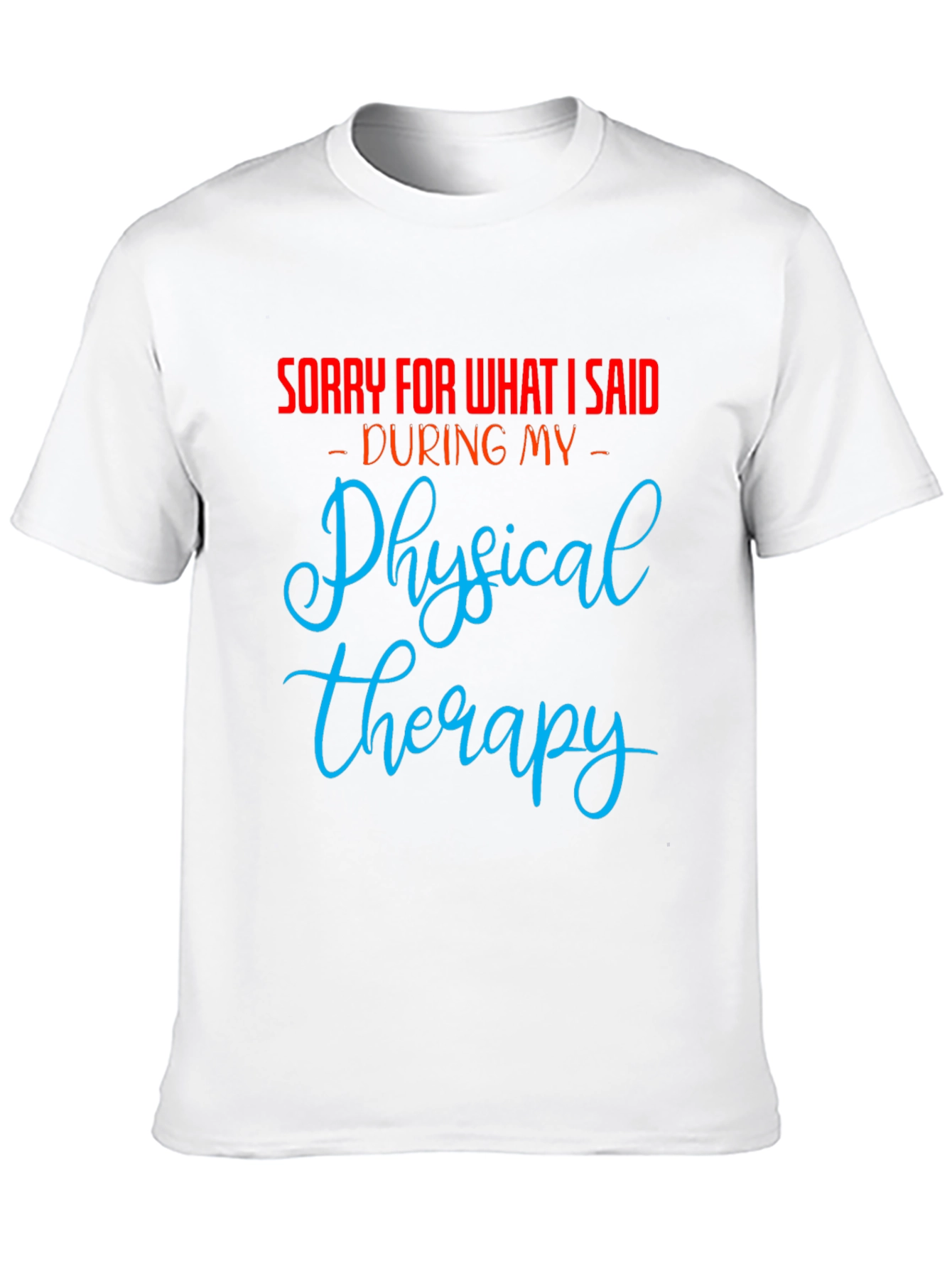 Funny Physical Therapy Apology T-Shirt
