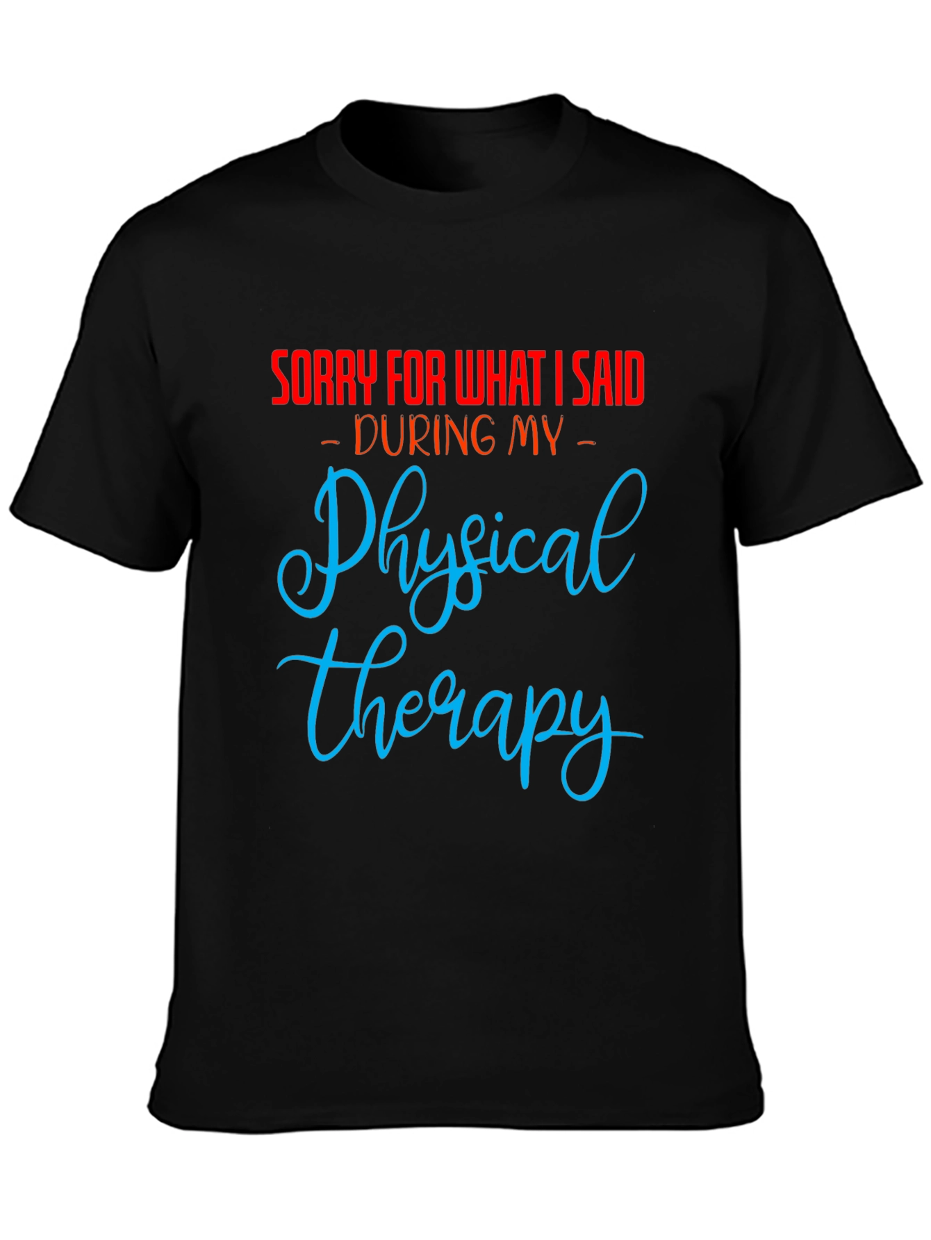 Funny Physical Therapy Apology T-Shirt