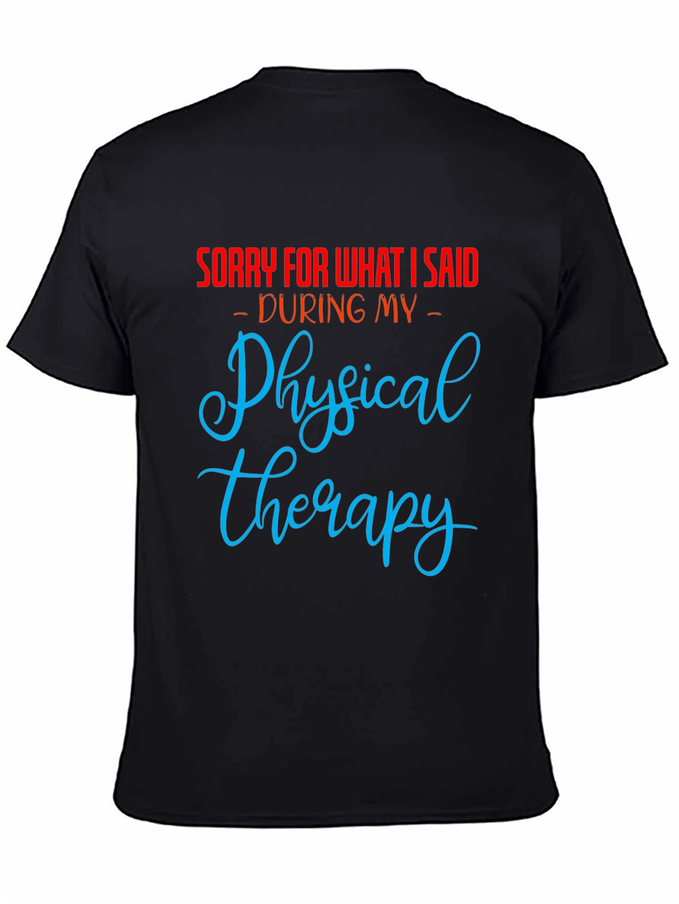 Funny Physical Therapy Apology T-Shirt