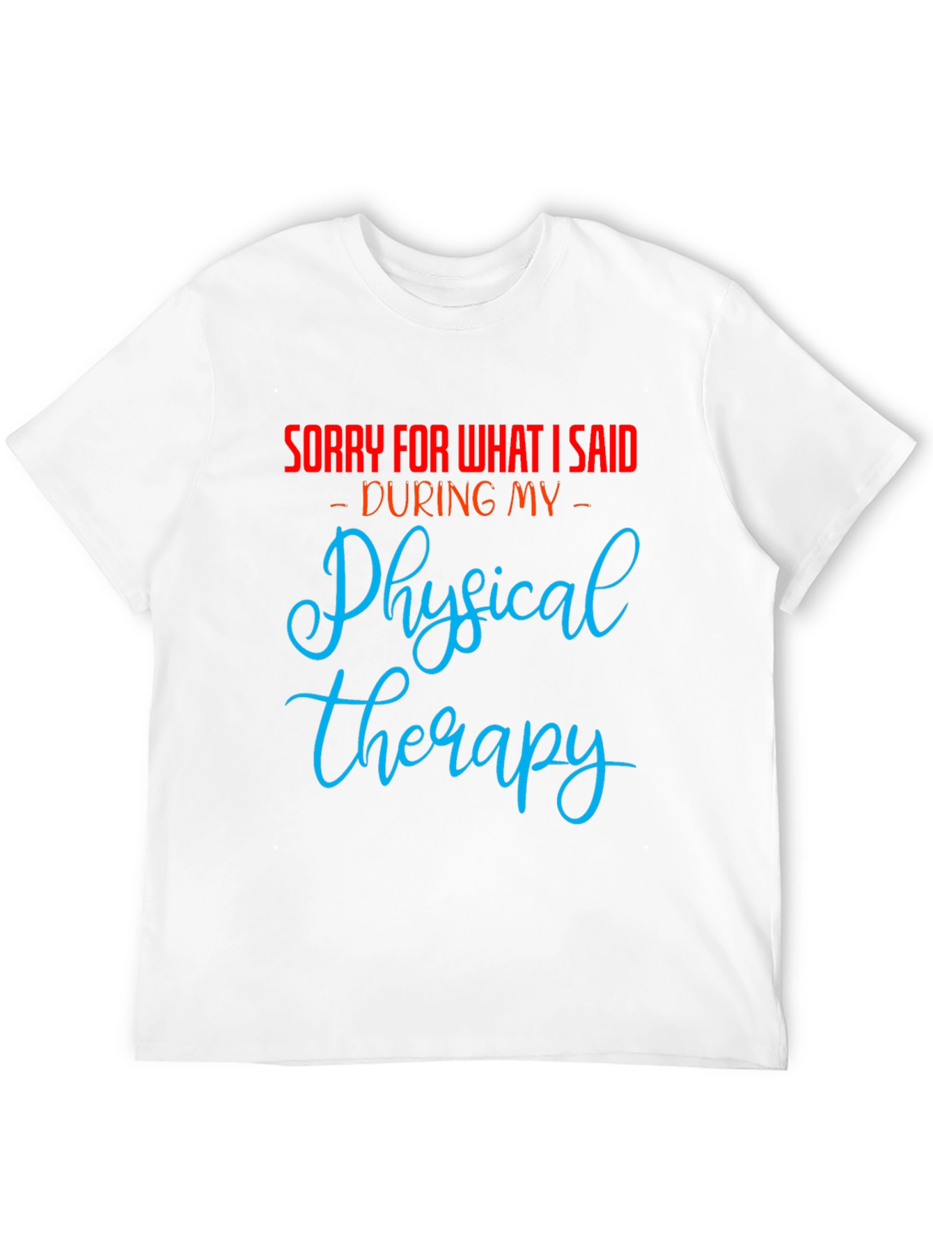 Funny Physical Therapy Apology T-Shirt