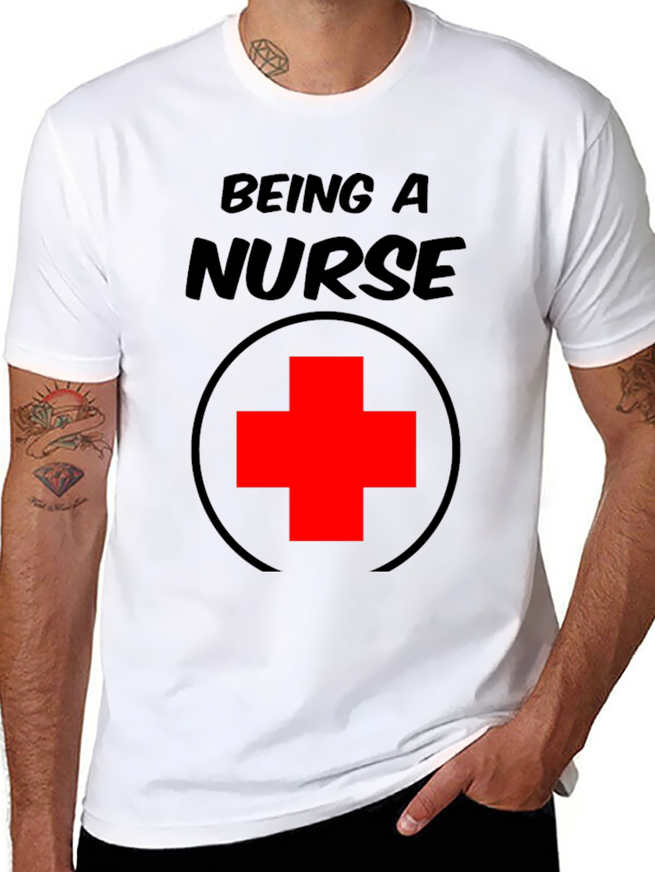Being A Nurse T-Shirt Medical Profession Tee