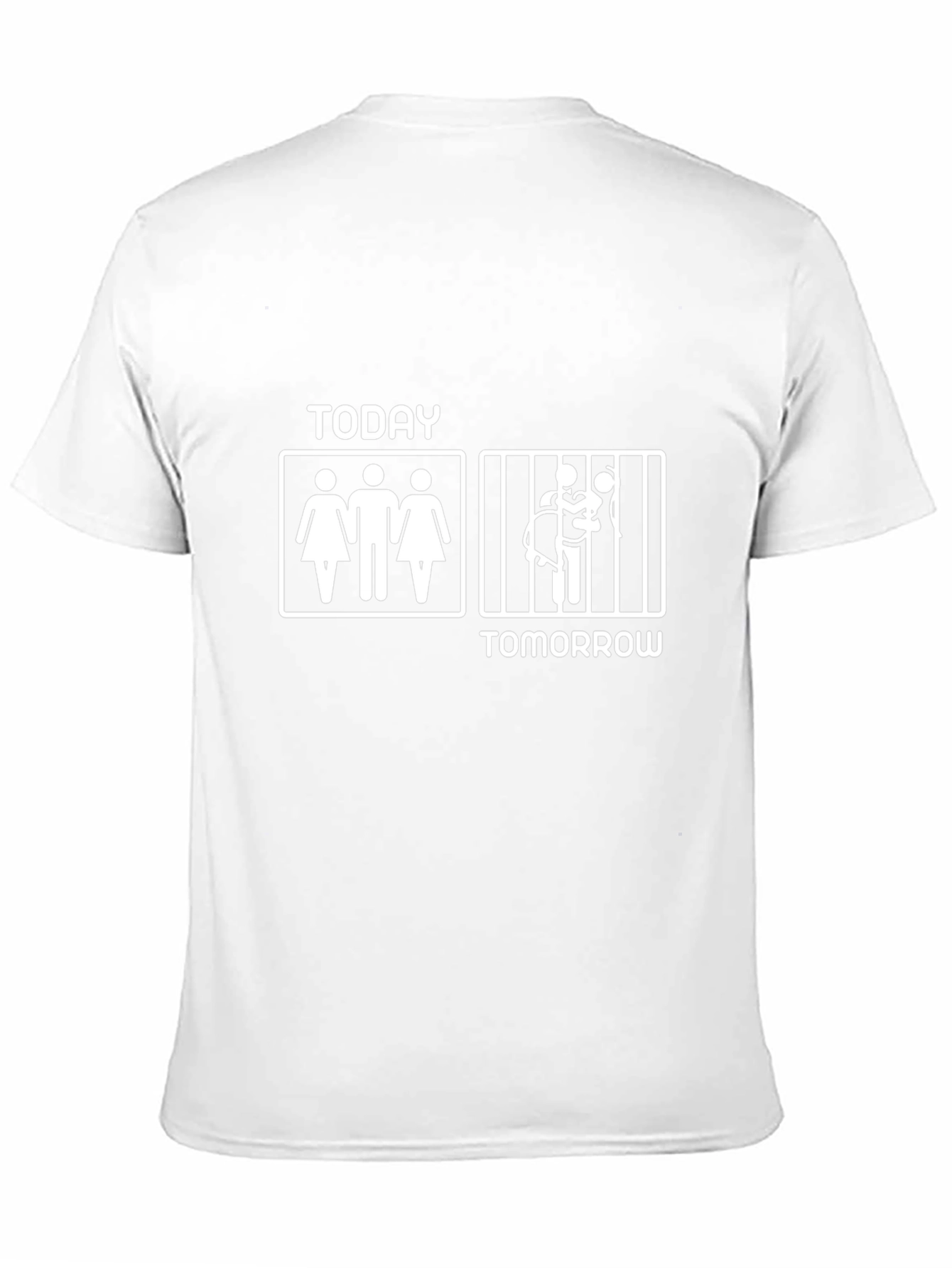 Humorous Today Tomorrow Graphic T-Shirt