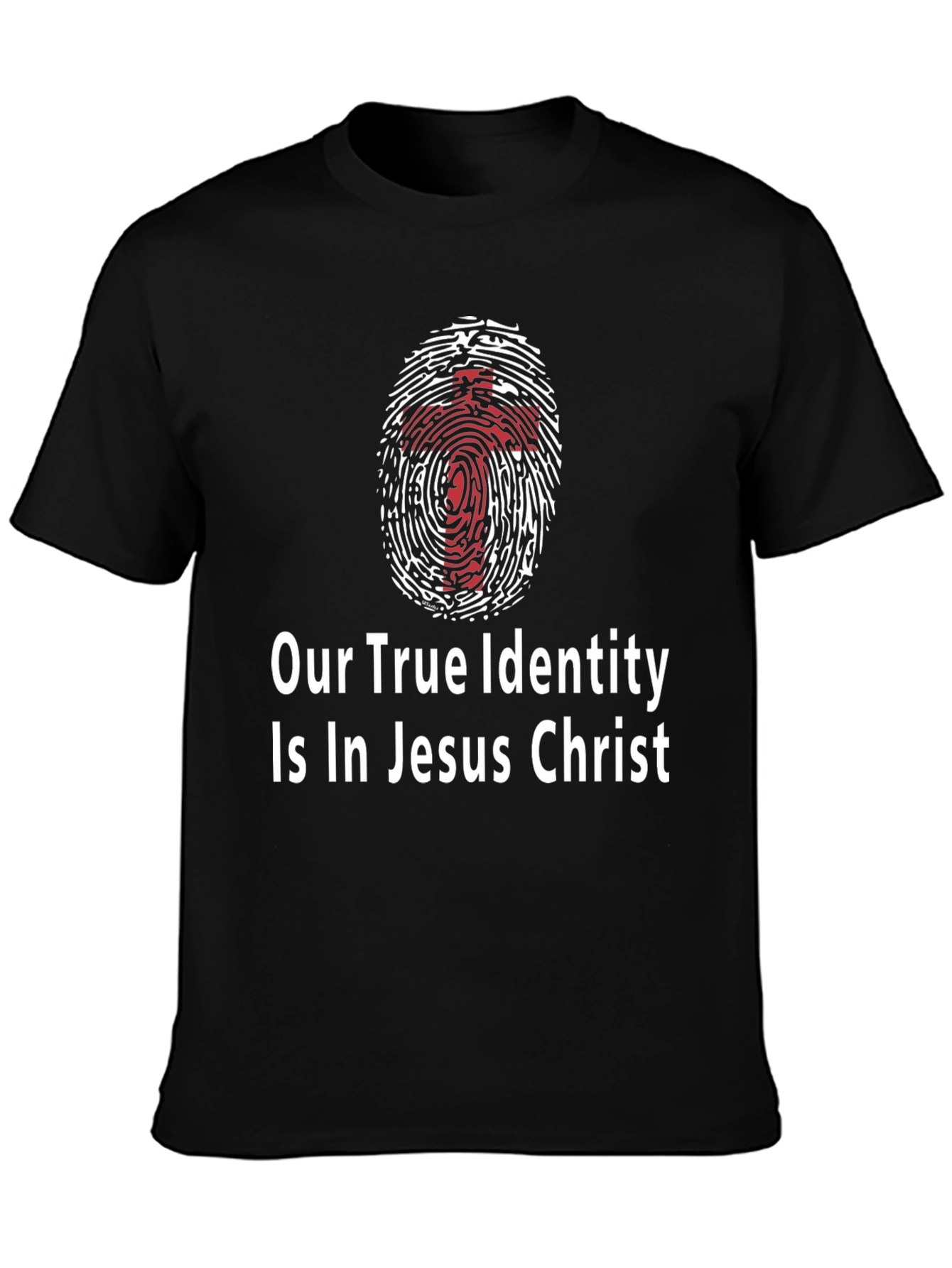 True Identity Jesus Christ Graphic T-Shirt