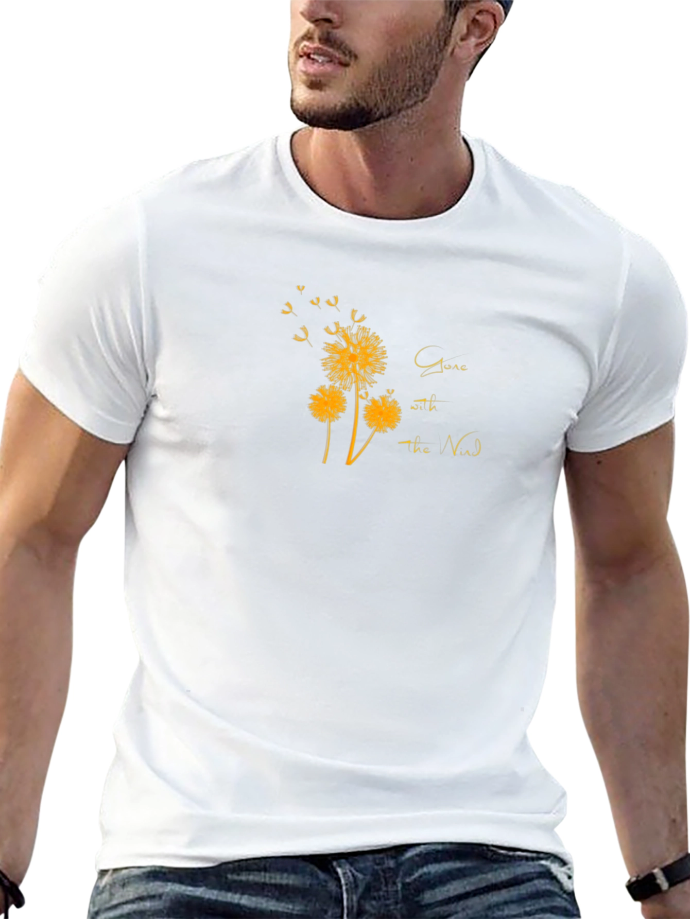 Gone With the Wind Dandelion Print T-Shirt