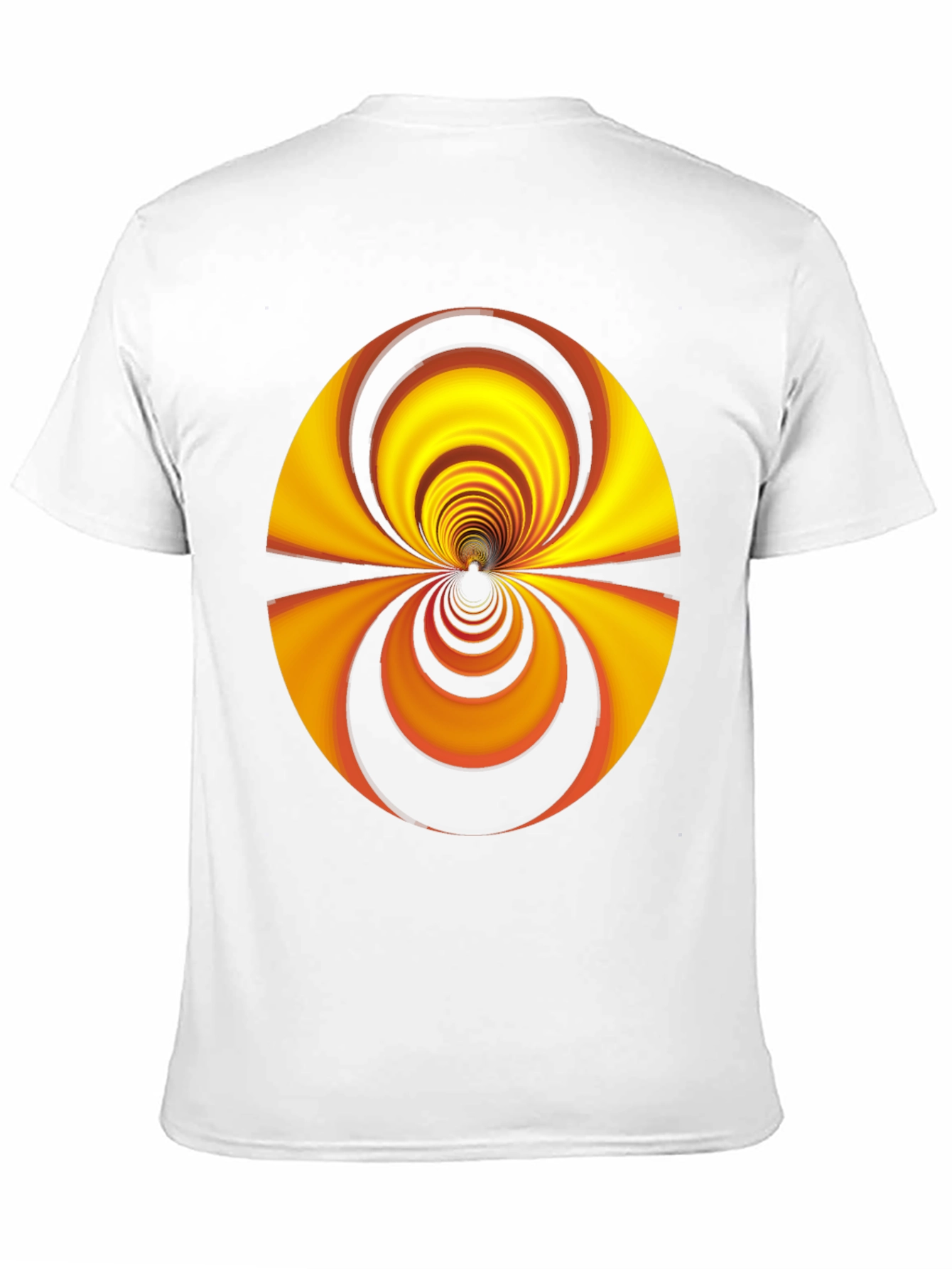 Retro Swirl Graphic Tee - Mens Black T-Shirt