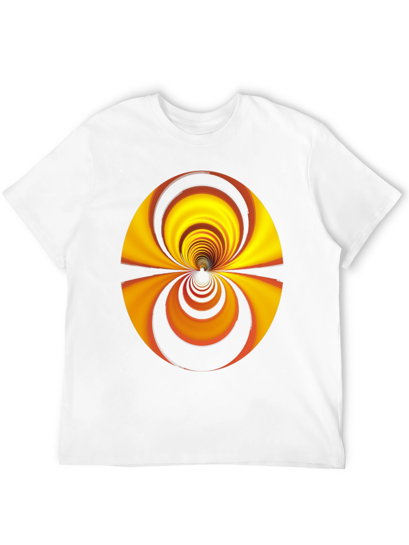 Retro Swirl Graphic Tee - Mens Black T-Shirt