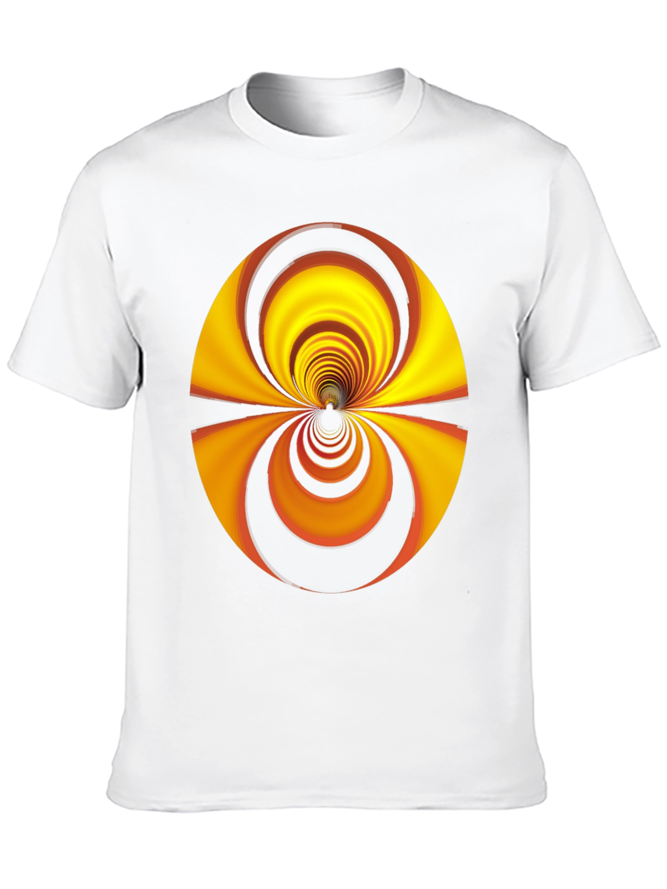 Retro Swirl Graphic Tee - Mens Black T-Shirt