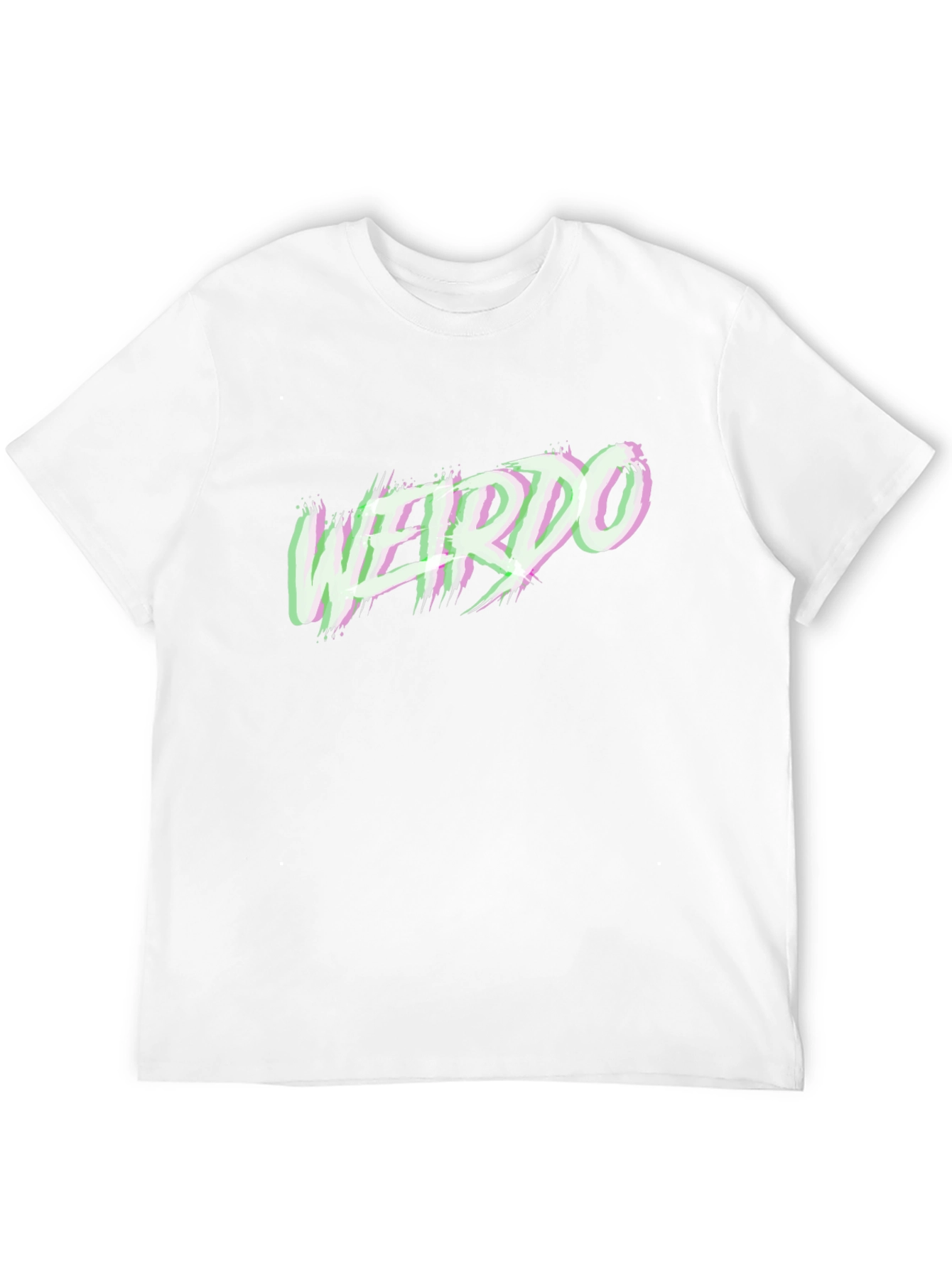 Weirdo Graphic Print Black T-Shirt