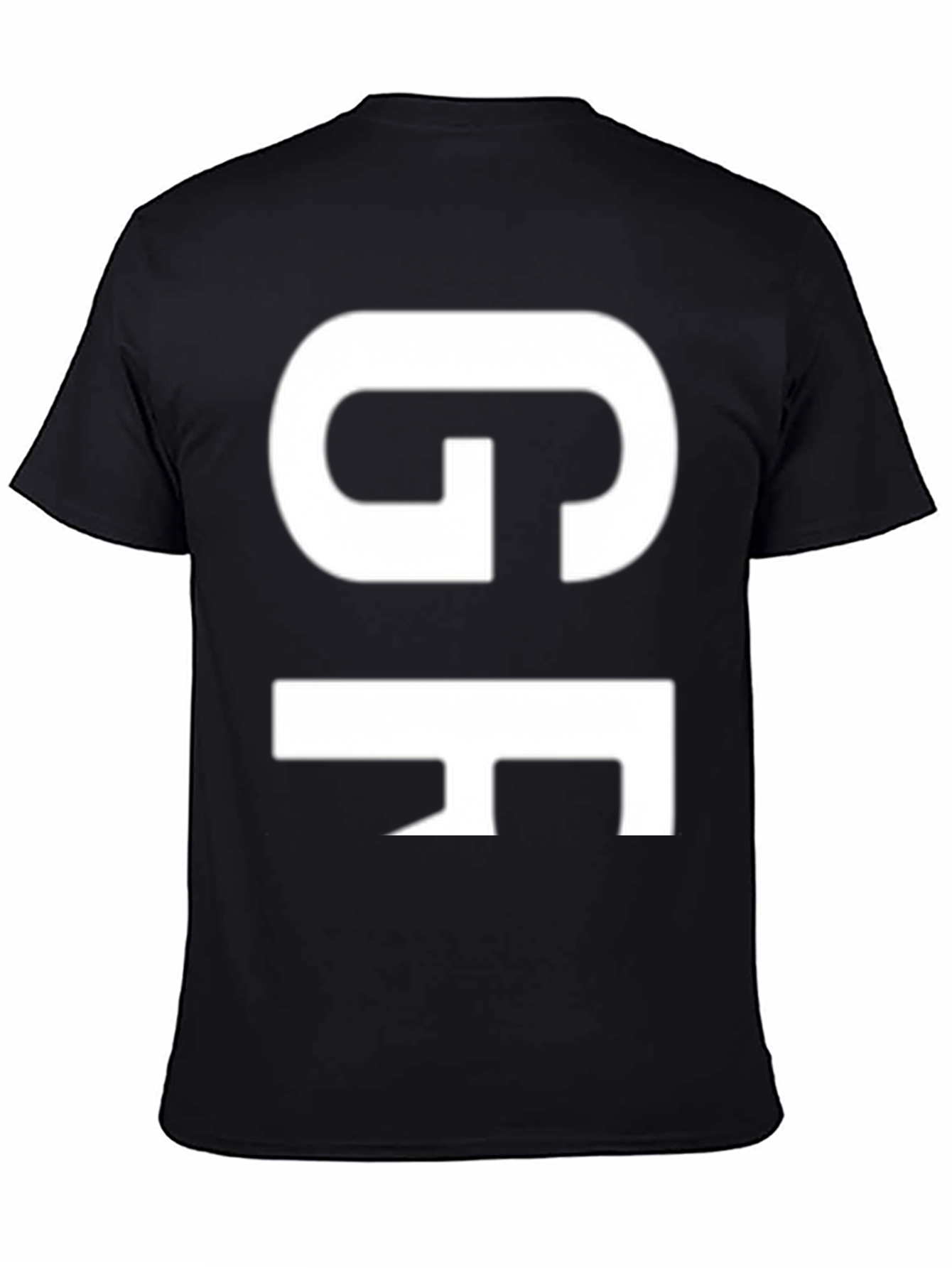 GF Bold Graphic T-Shirt - Black Cotton Blend