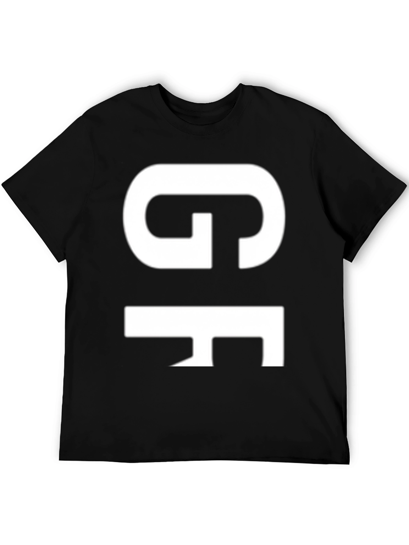 GF Bold Graphic T-Shirt - Black Cotton Blend