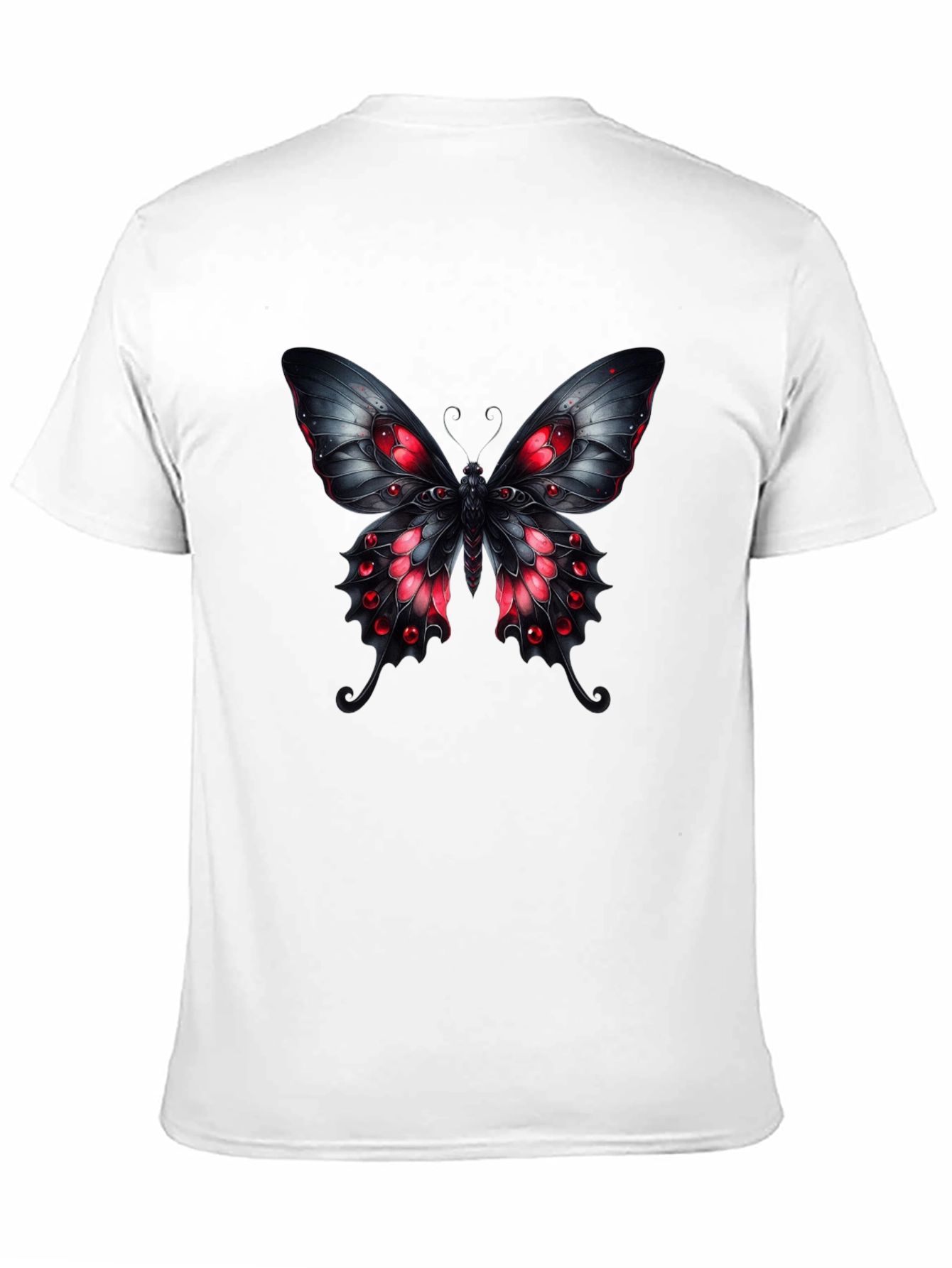 Gothic Butterfly Graphic T-Shirt - Dark & Edgy Tee