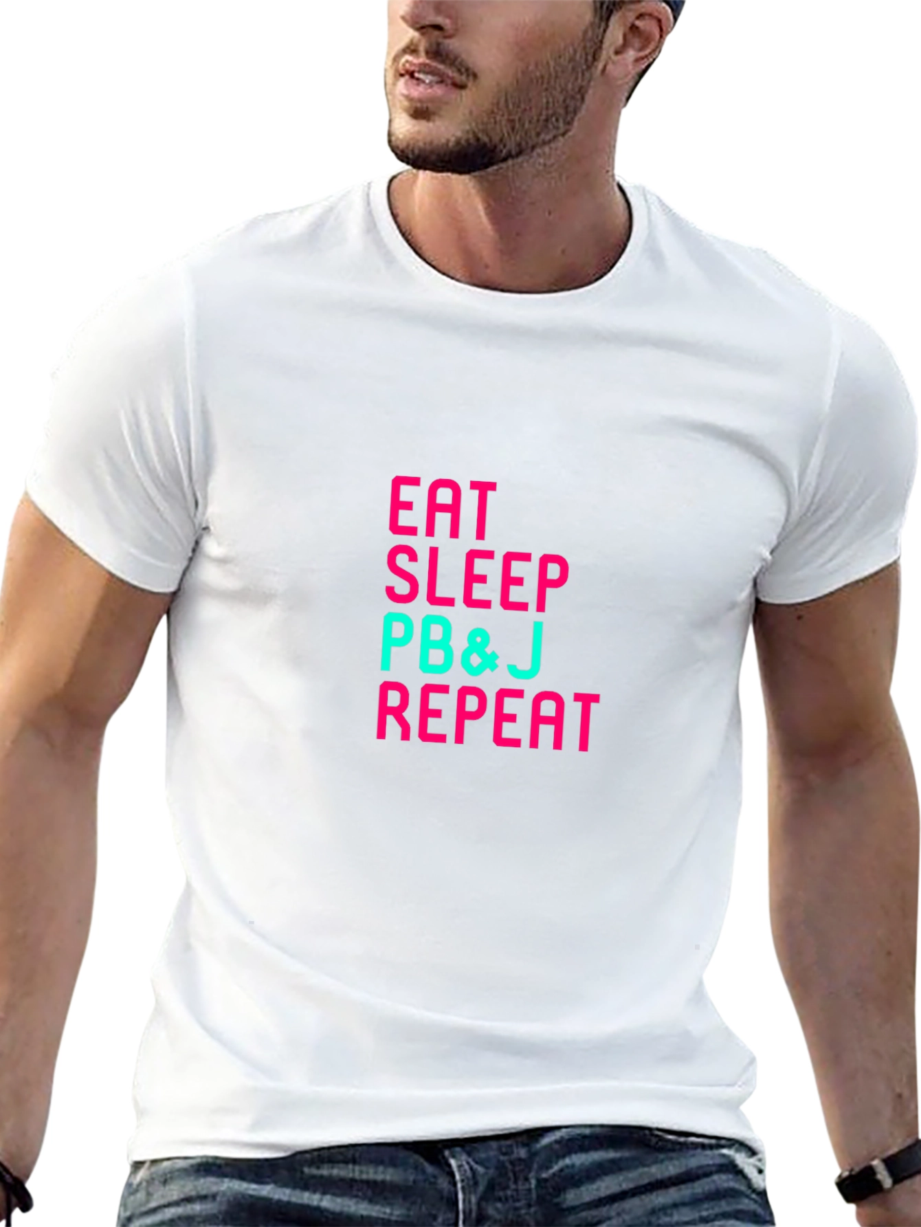 Eat Sleep PB&J Repeat Graphic Tee