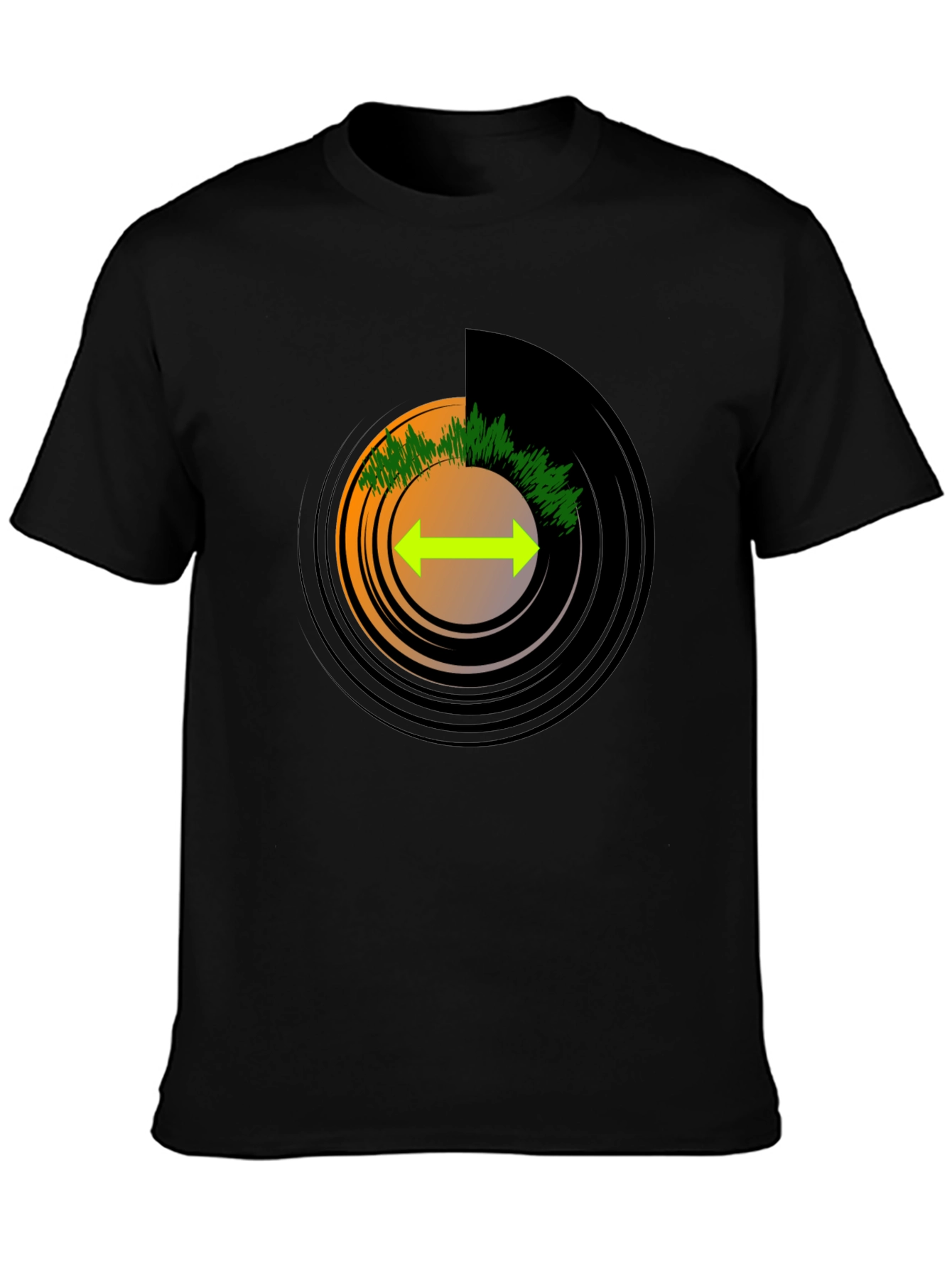 Vinyl Record Graphic T-Shirt