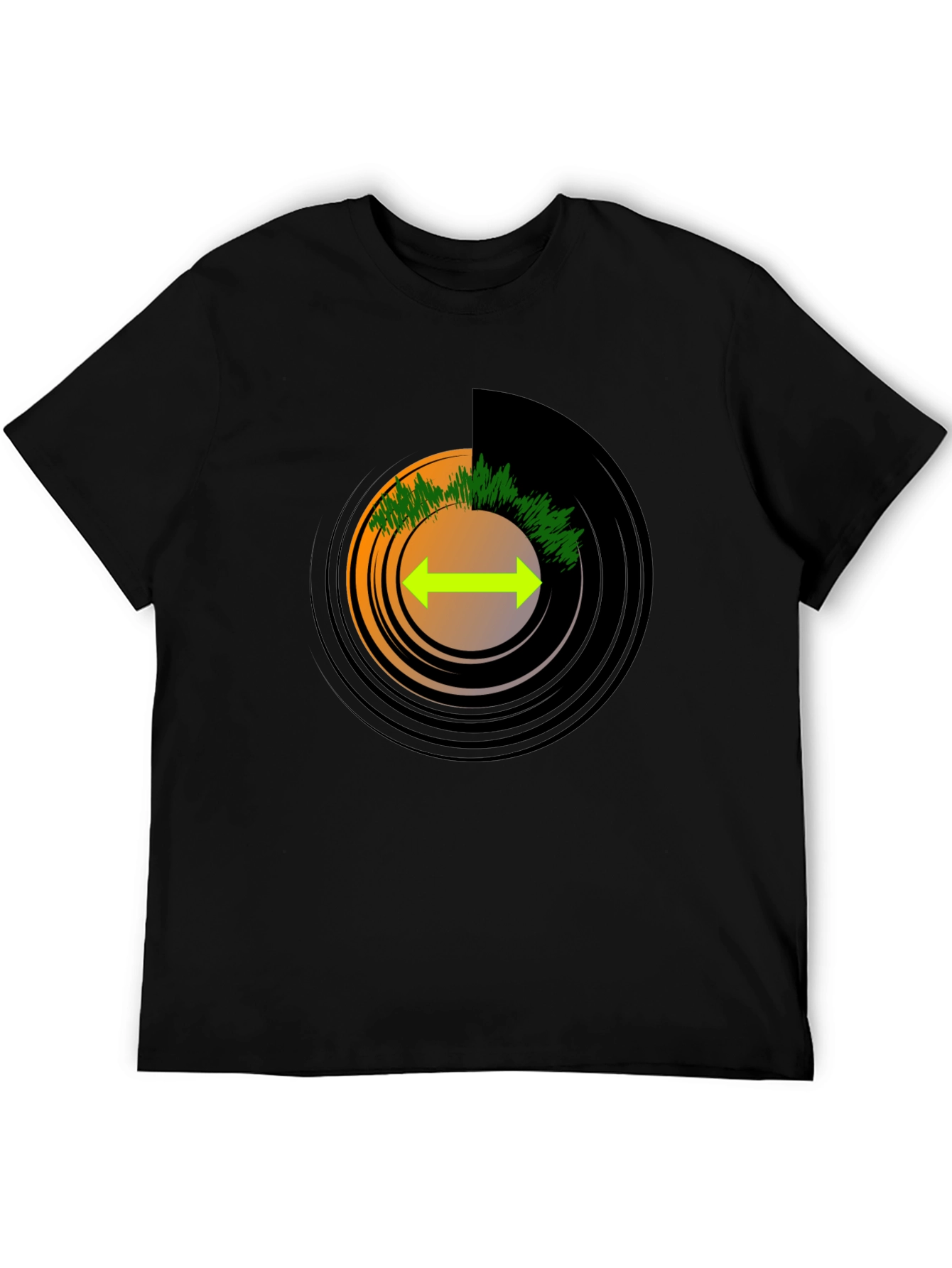Vinyl Record Graphic T-Shirt