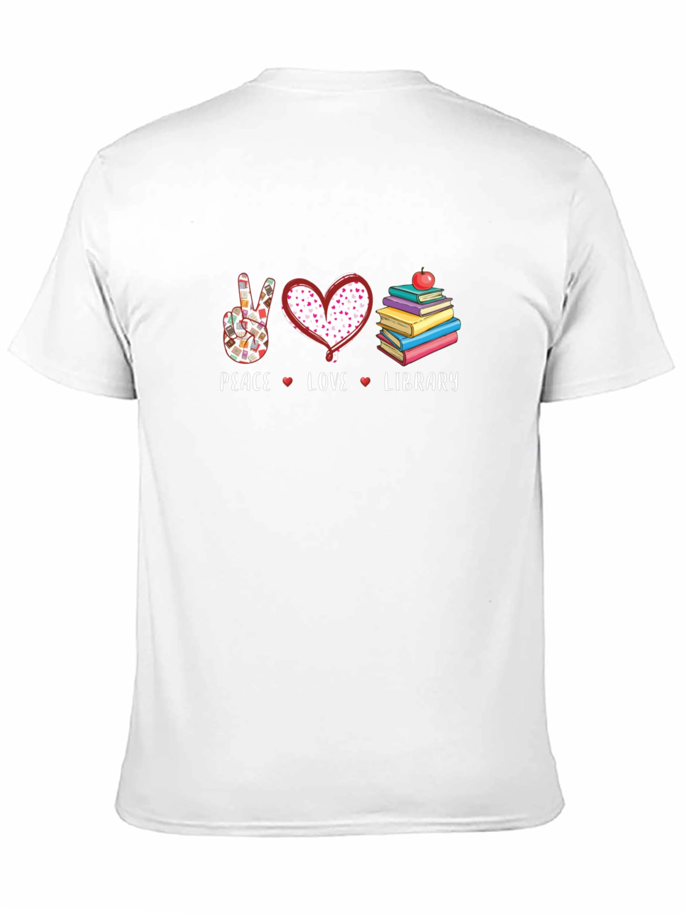 Peace Love Library T-Shirt
