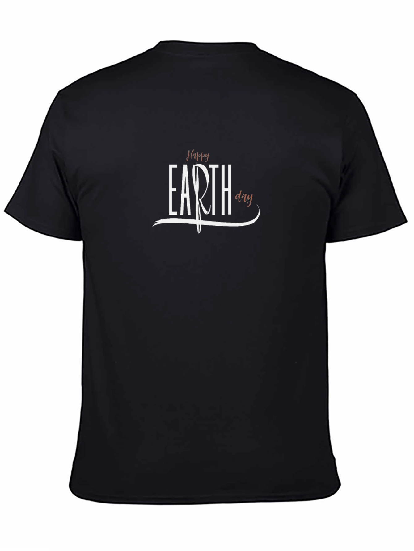 Happy Earth Day Black T-Shirt