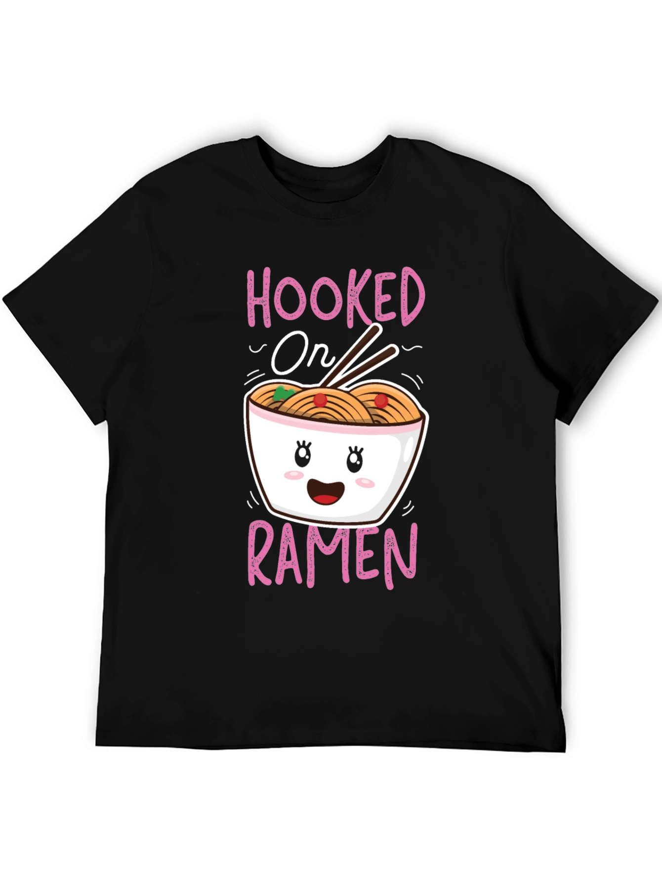 Hooked on Ramen Graphic T-Shirt - Cute Kawaii Style