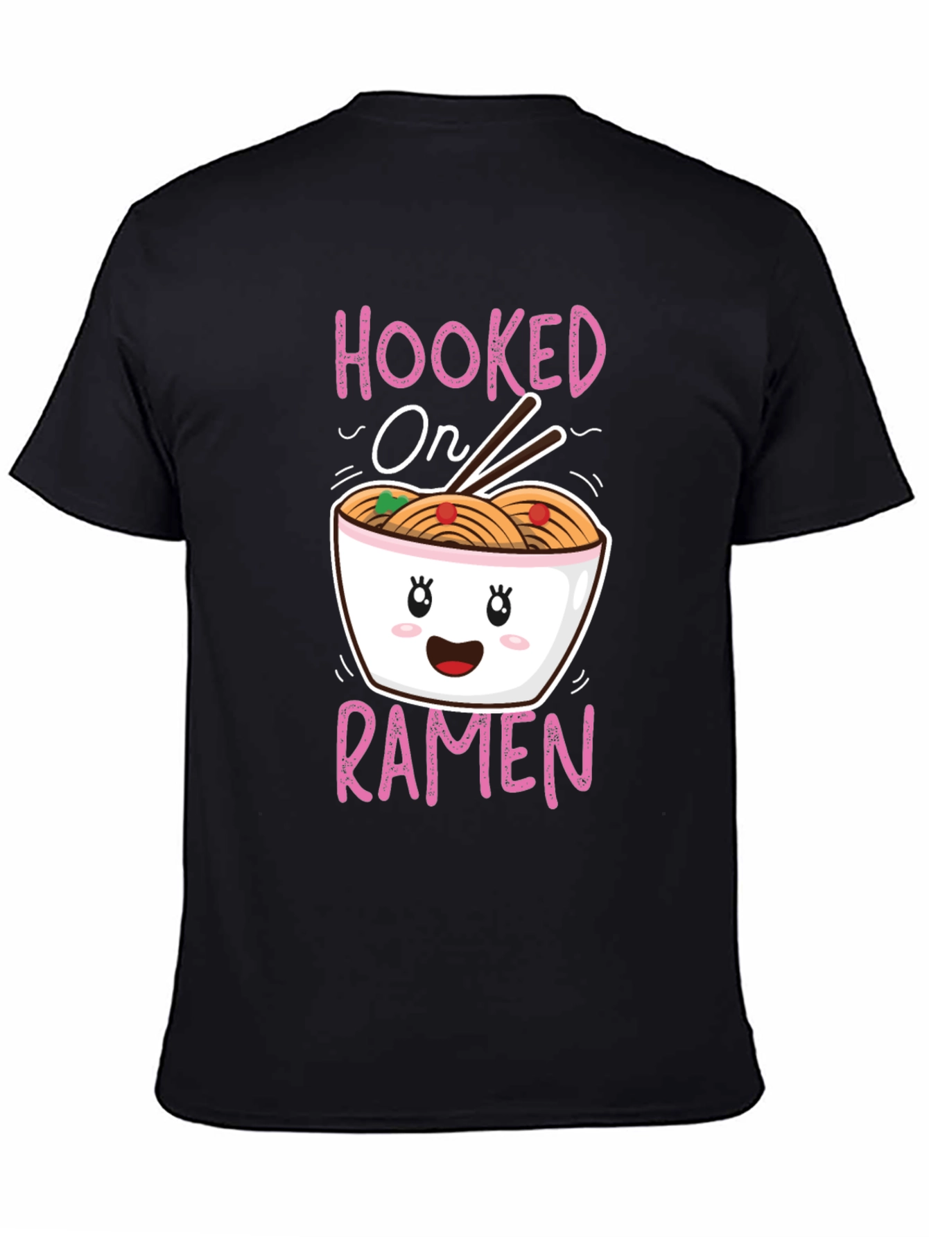 Hooked on Ramen Graphic T-Shirt - Cute Kawaii Style