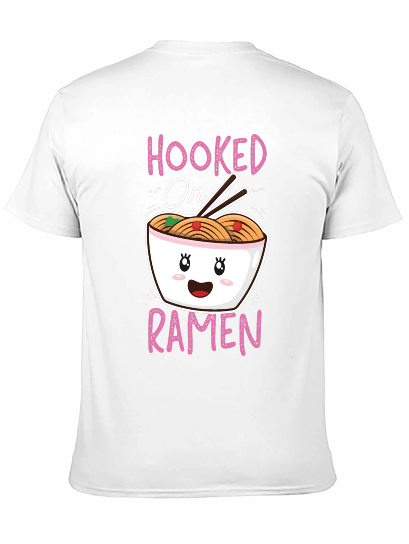 Hooked on Ramen Graphic T-Shirt - Cute Kawaii Style