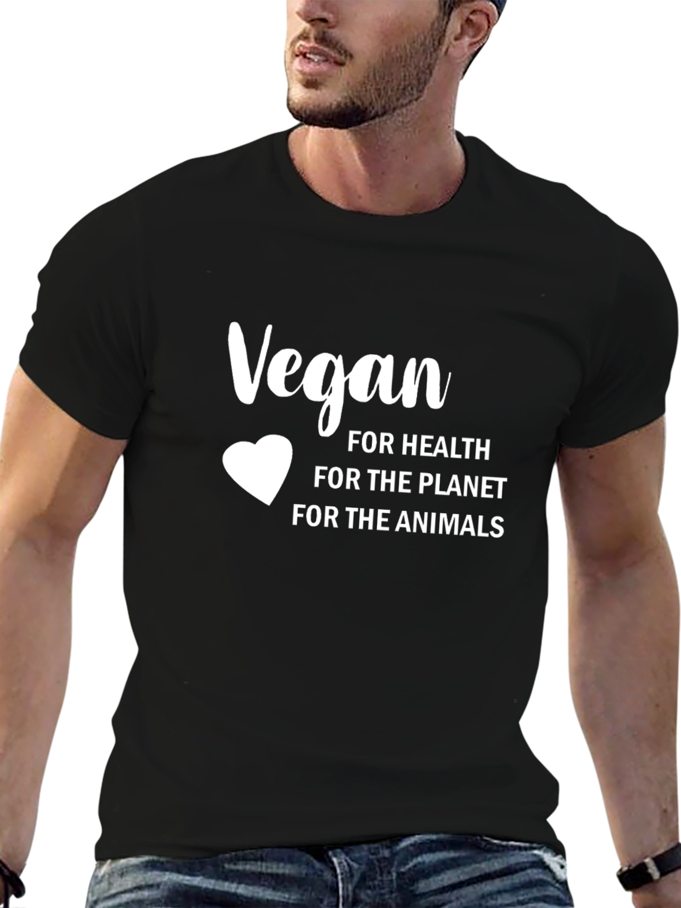 Vegan T-Shirt - For Health Planet Animals