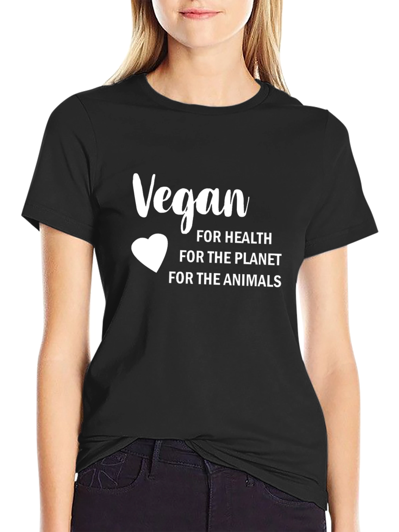 Vegan T-Shirt - For Health Planet Animals