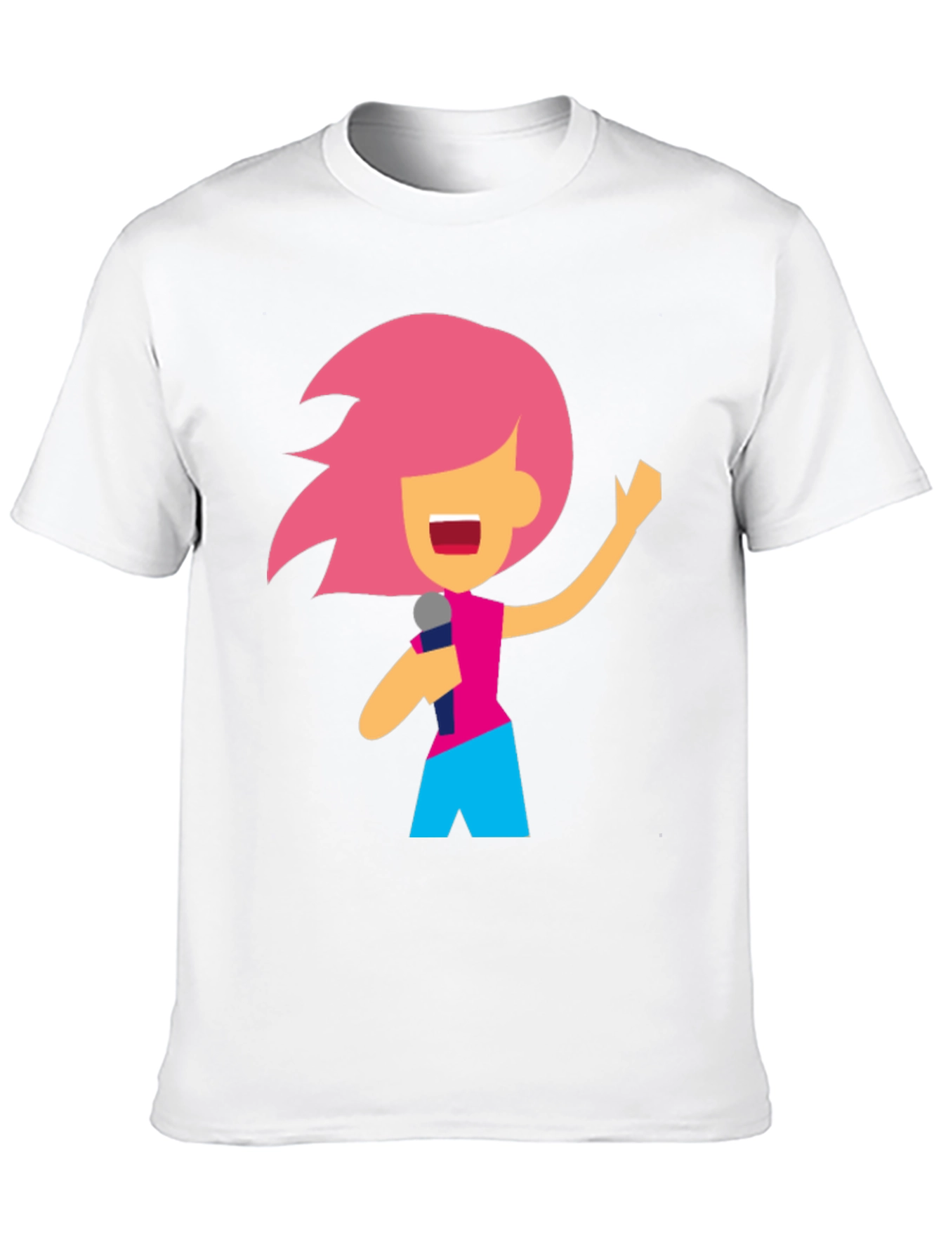 Karaoke Cartoon Graphic T-Shirt