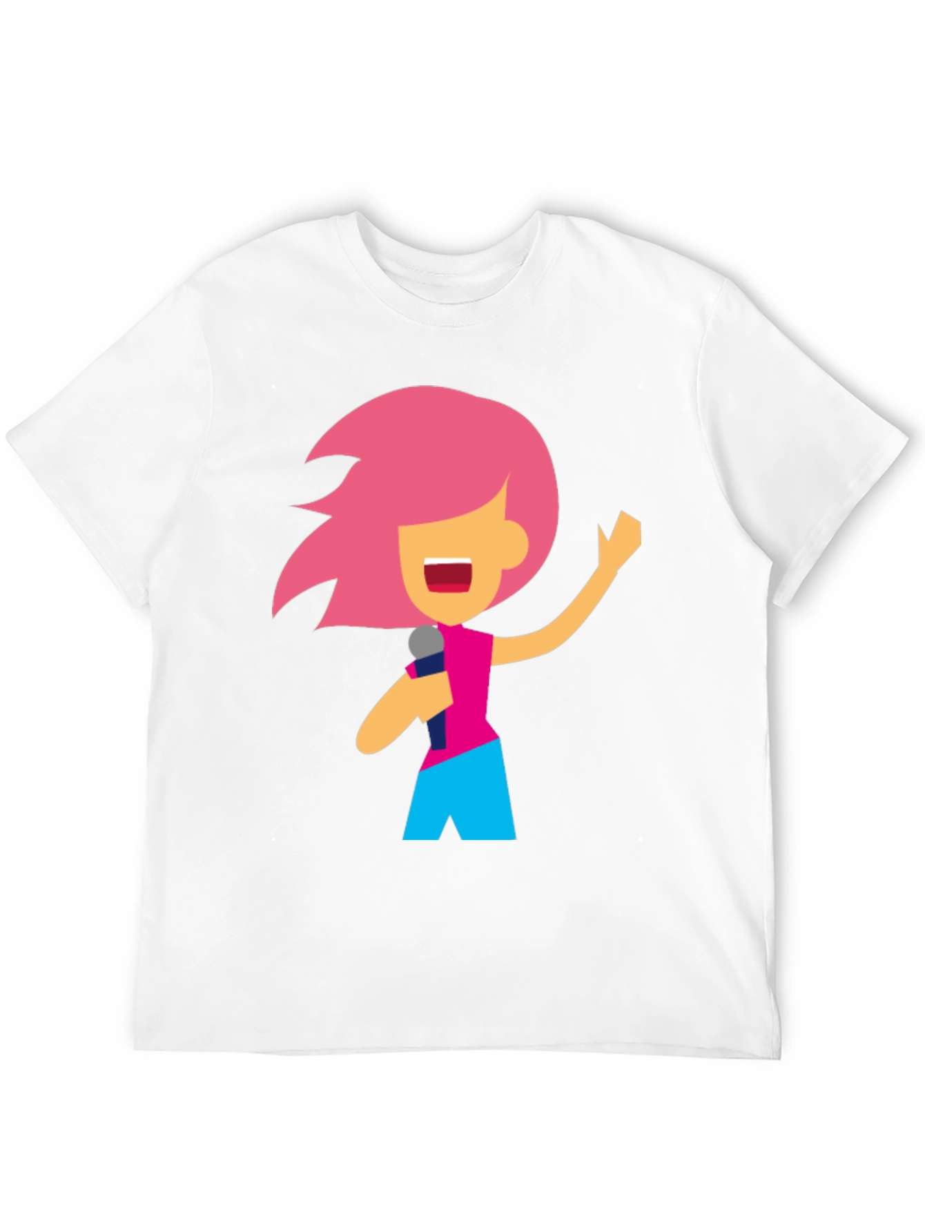 Karaoke Cartoon Graphic T-Shirt