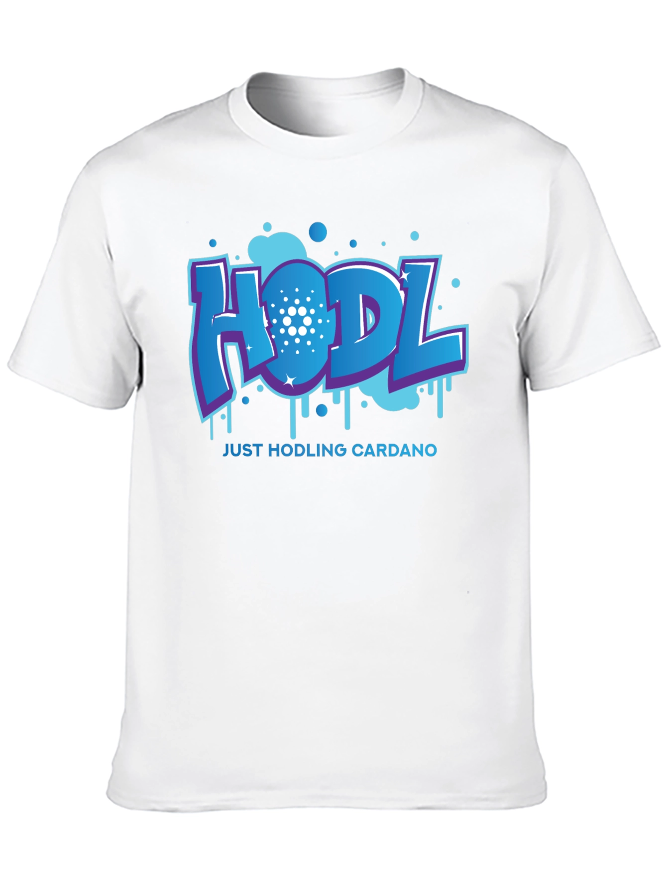 HODL Cardano Black T-Shirt - Crypto Investor Tee