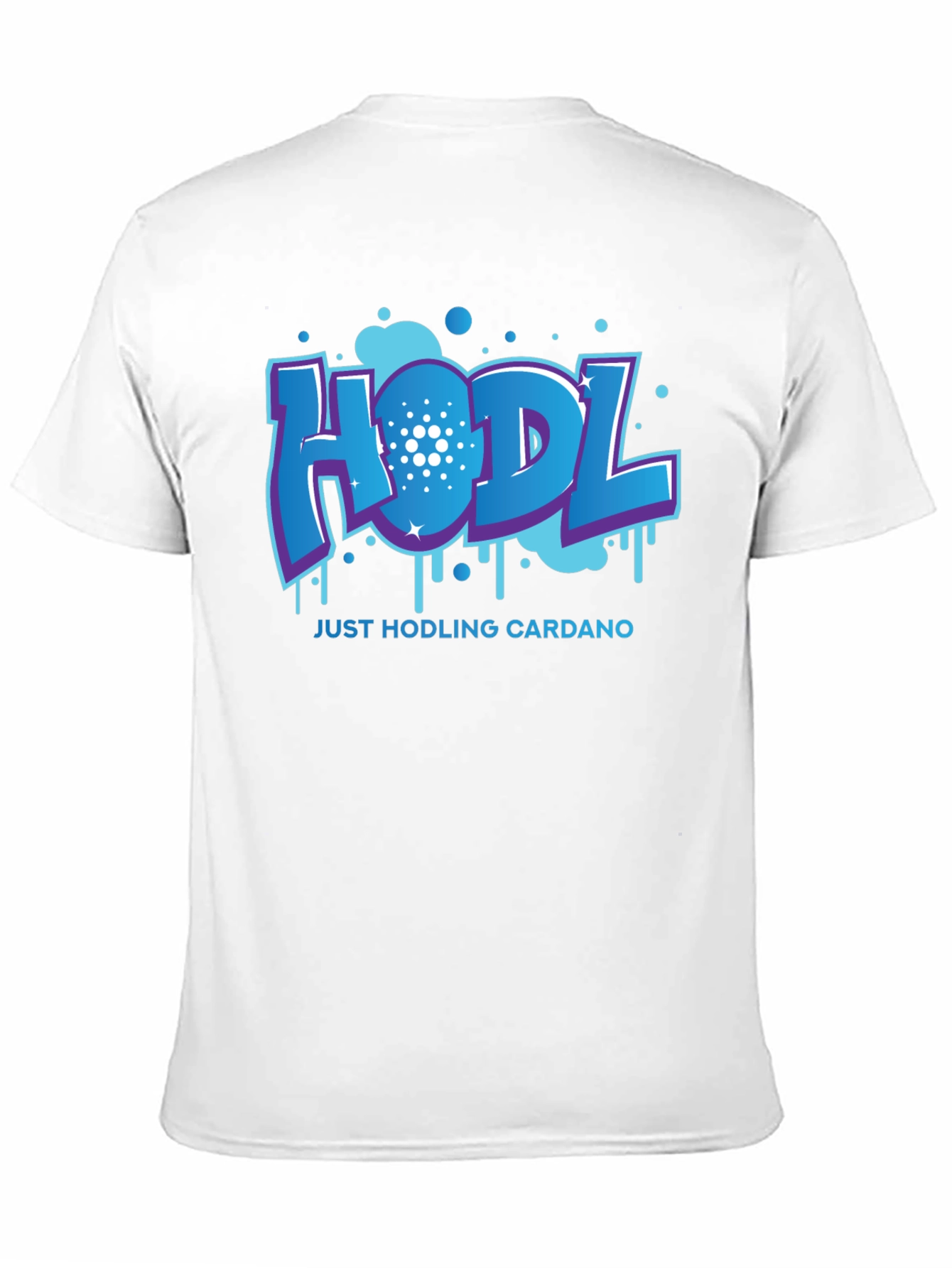 HODL Cardano Black T-Shirt - Crypto Investor Tee