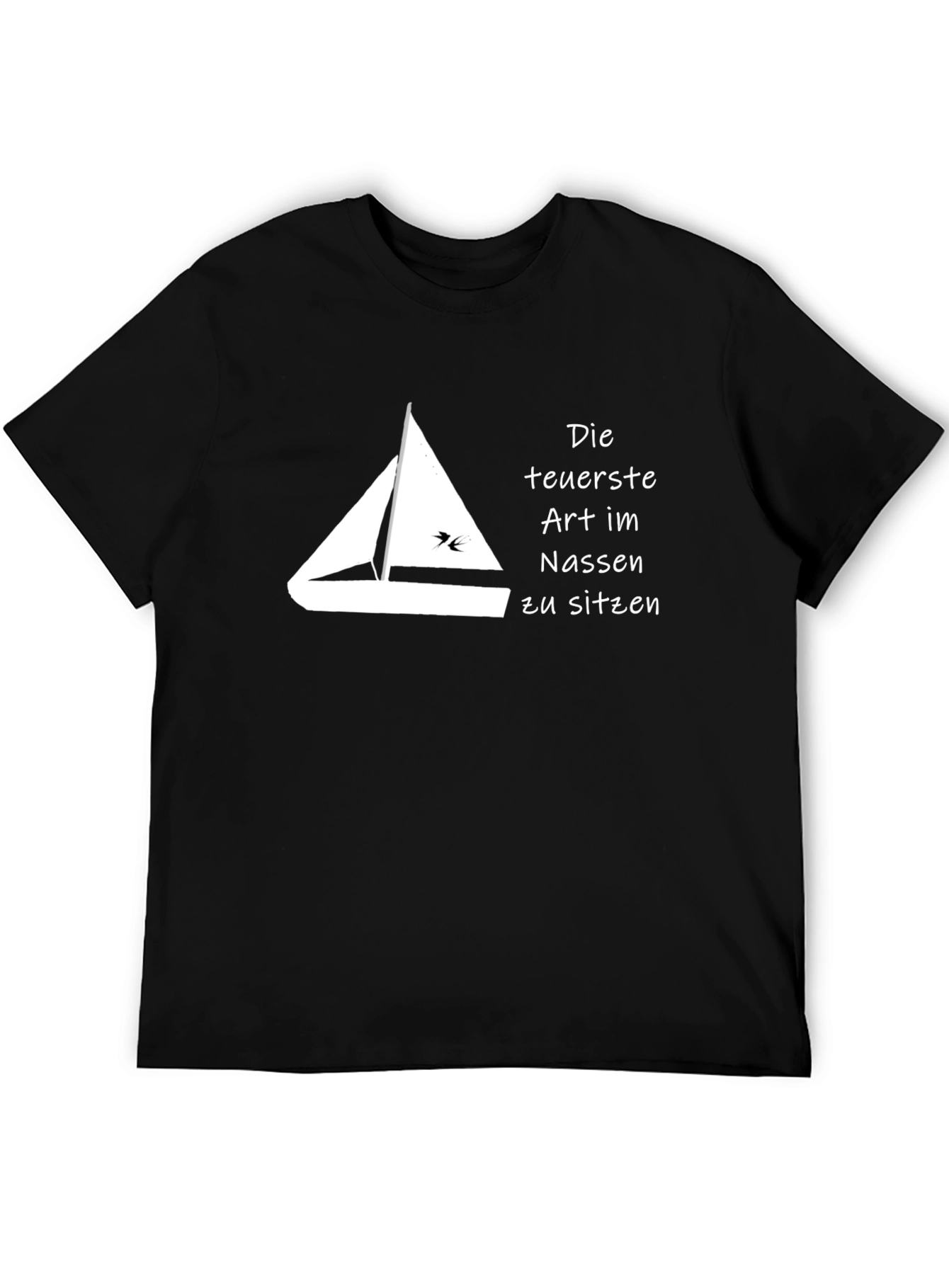 Sailboat Graphic Tee - Most Expensive Way to Sit