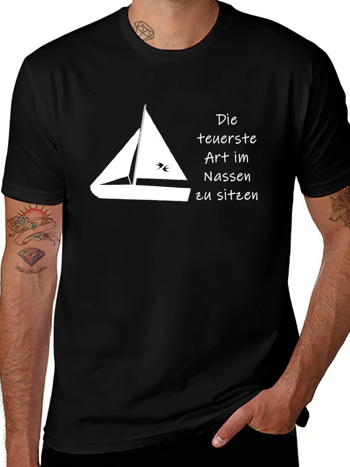 Sailboat Graphic Tee - Most Expensive Way to Sit