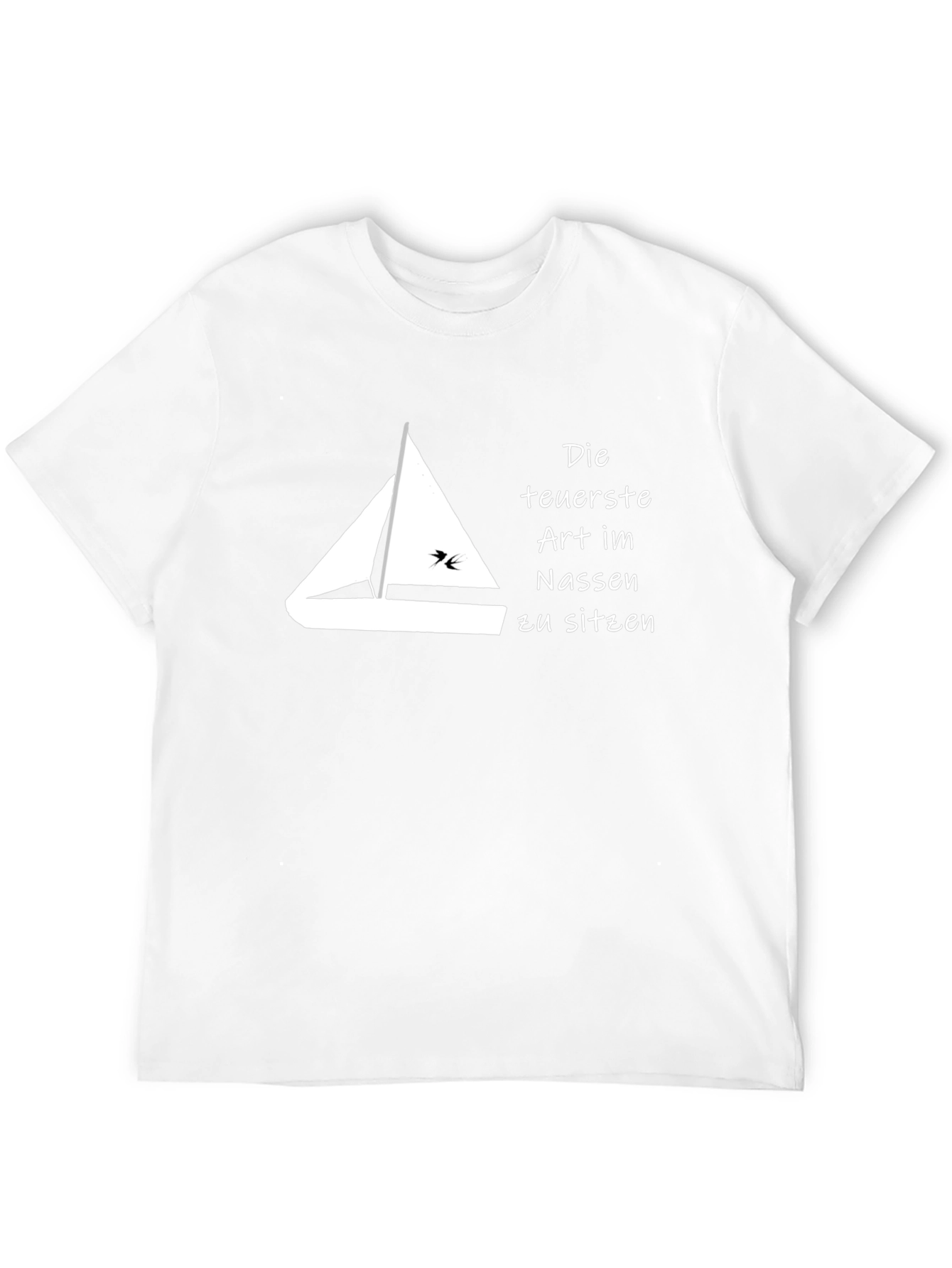 Sailboat Graphic Tee - Most Expensive Way to Sit