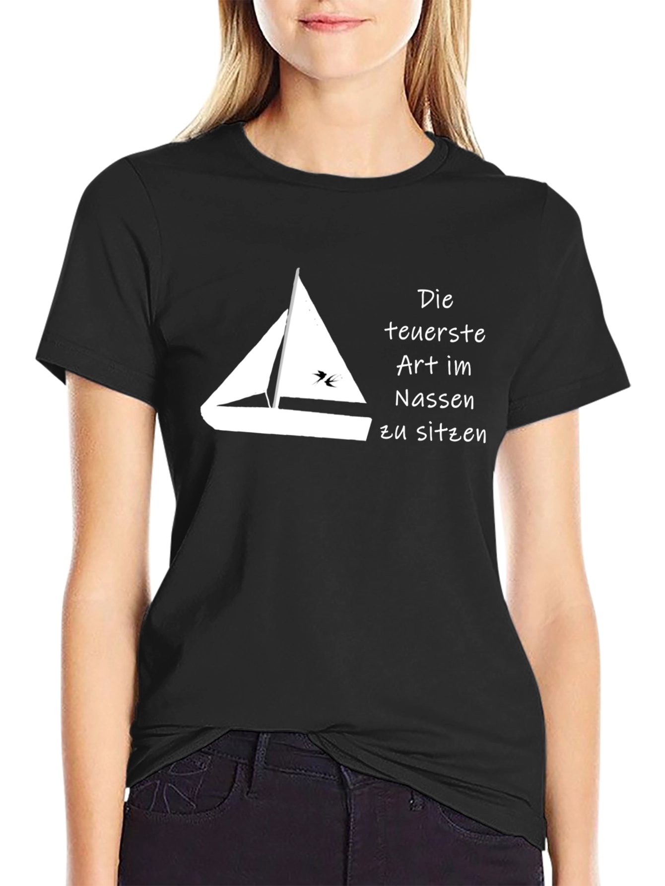 Sailboat Graphic Tee - Most Expensive Way to Sit