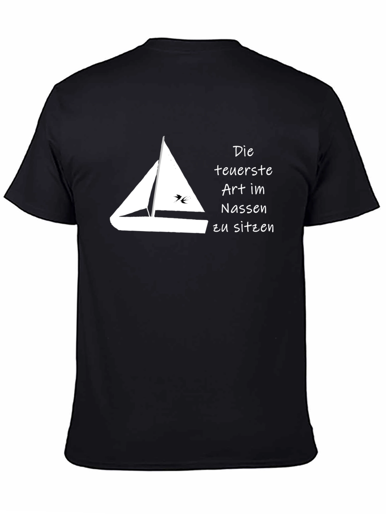 Sailboat Graphic Tee - Most Expensive Way to Sit