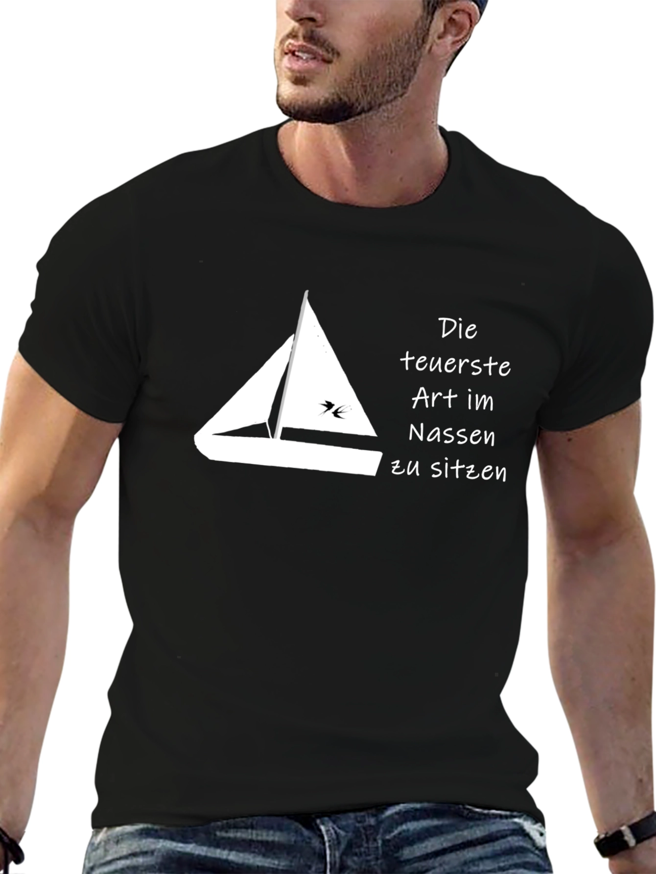 Sailboat Graphic Tee - Most Expensive Way to Sit