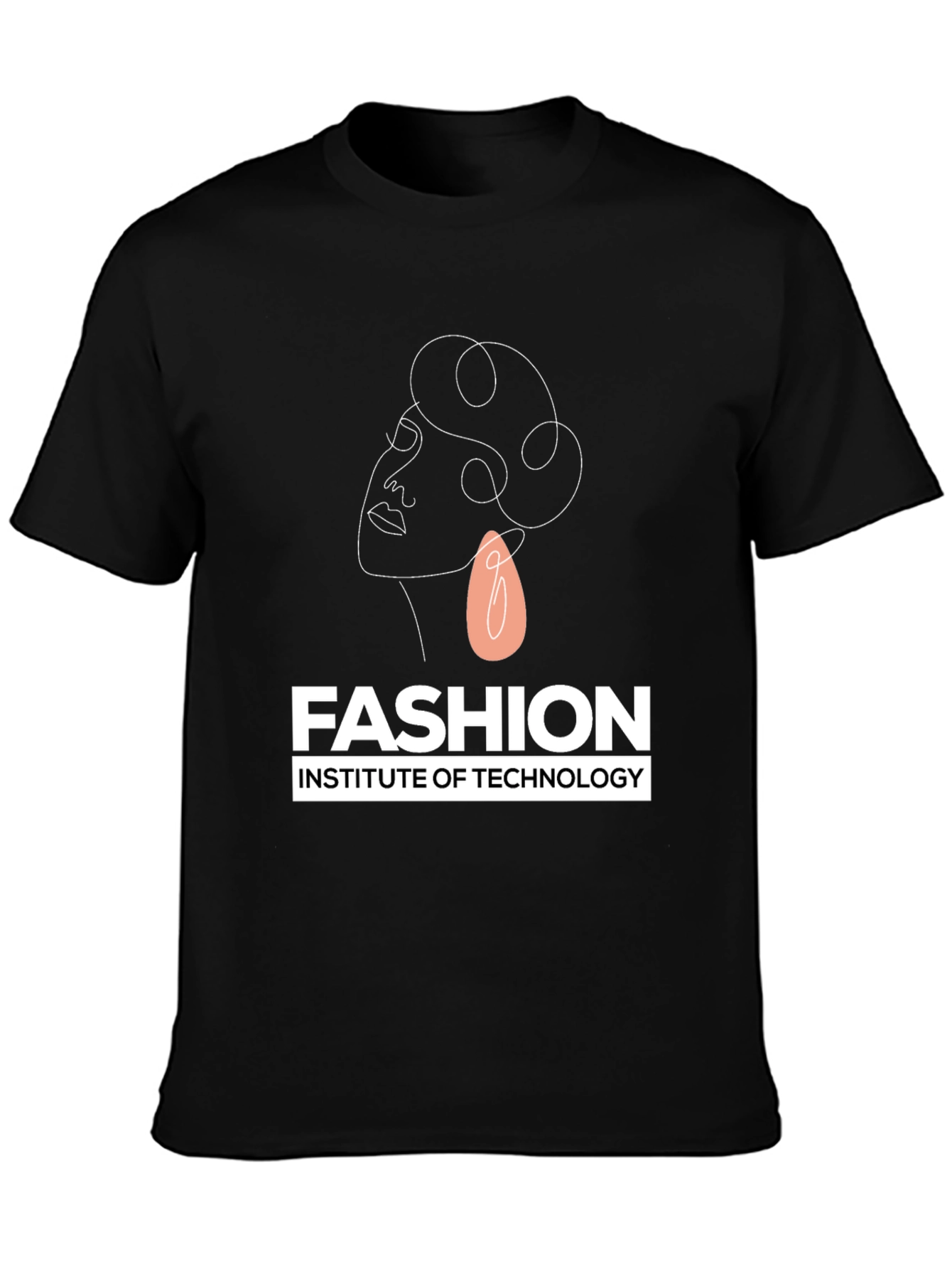Fashion Institute of Technology Black Graphic T-Shirt